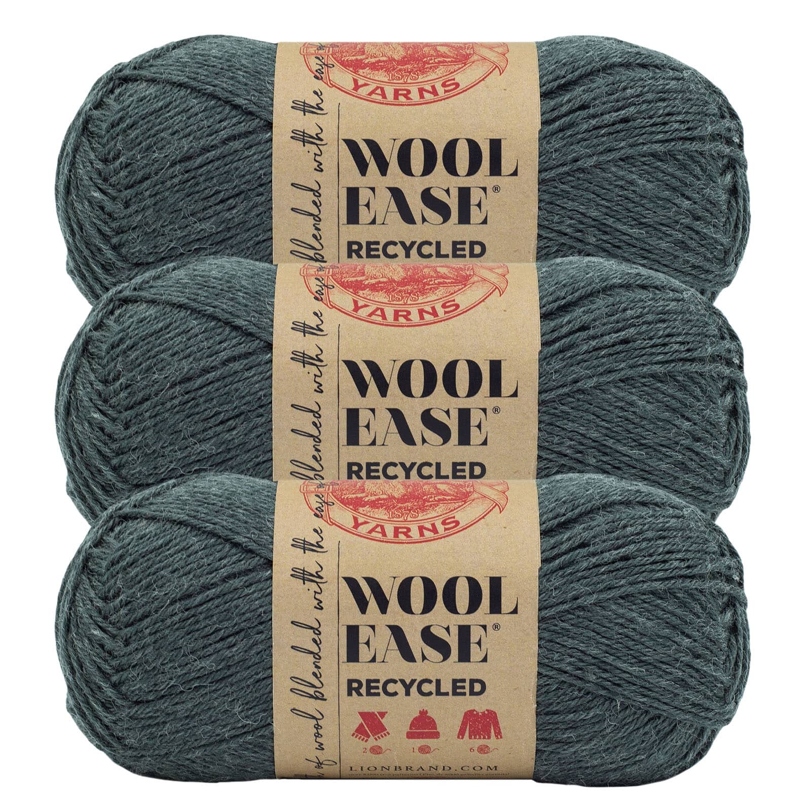 Lion Brand Wool-Ease Yarn -Black, 1 count - Fred Meyer