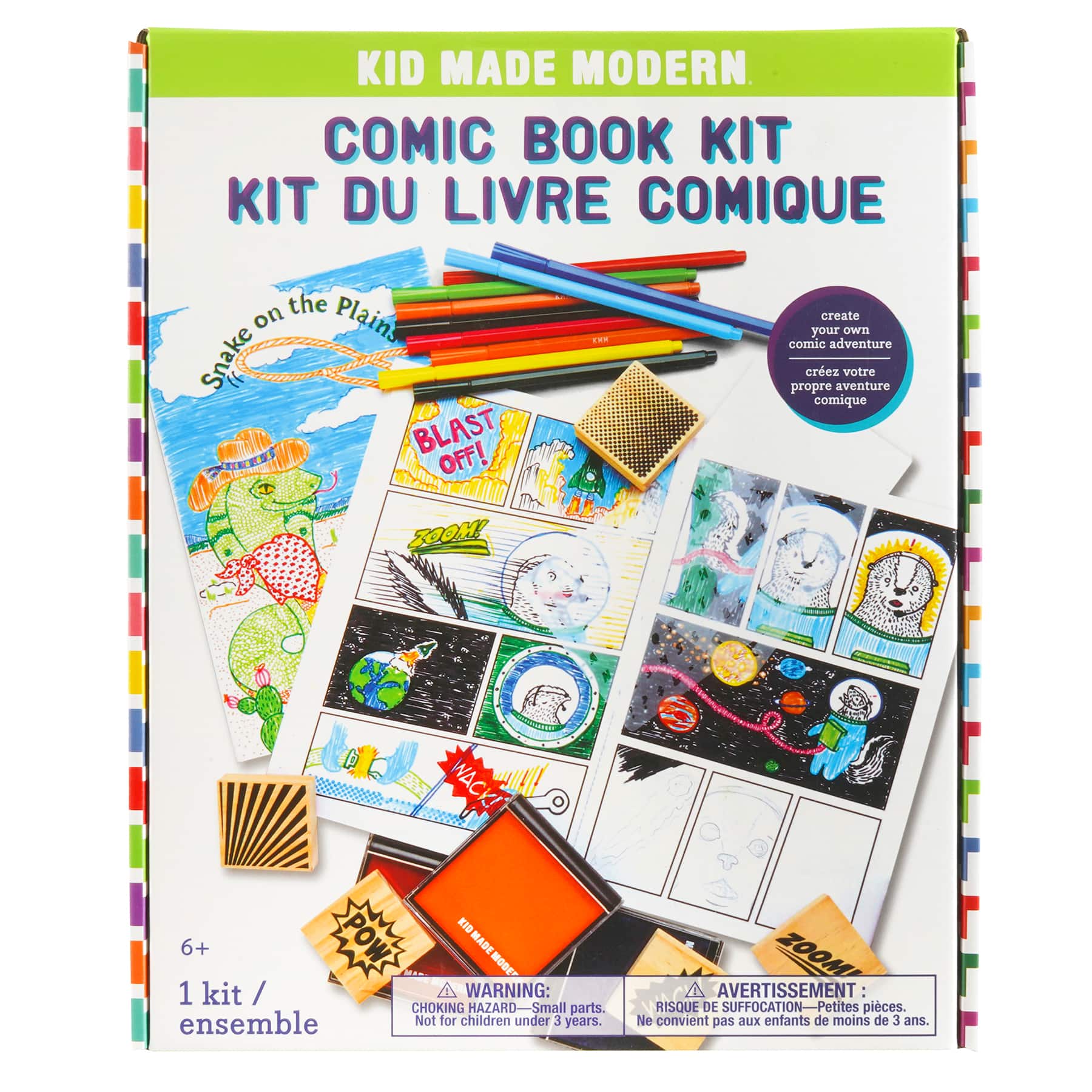 DIY Comic Kits Printable Gifts for Kids Kid DIY Art Kit Comics for  Beginners Supplies for Comic Artist 