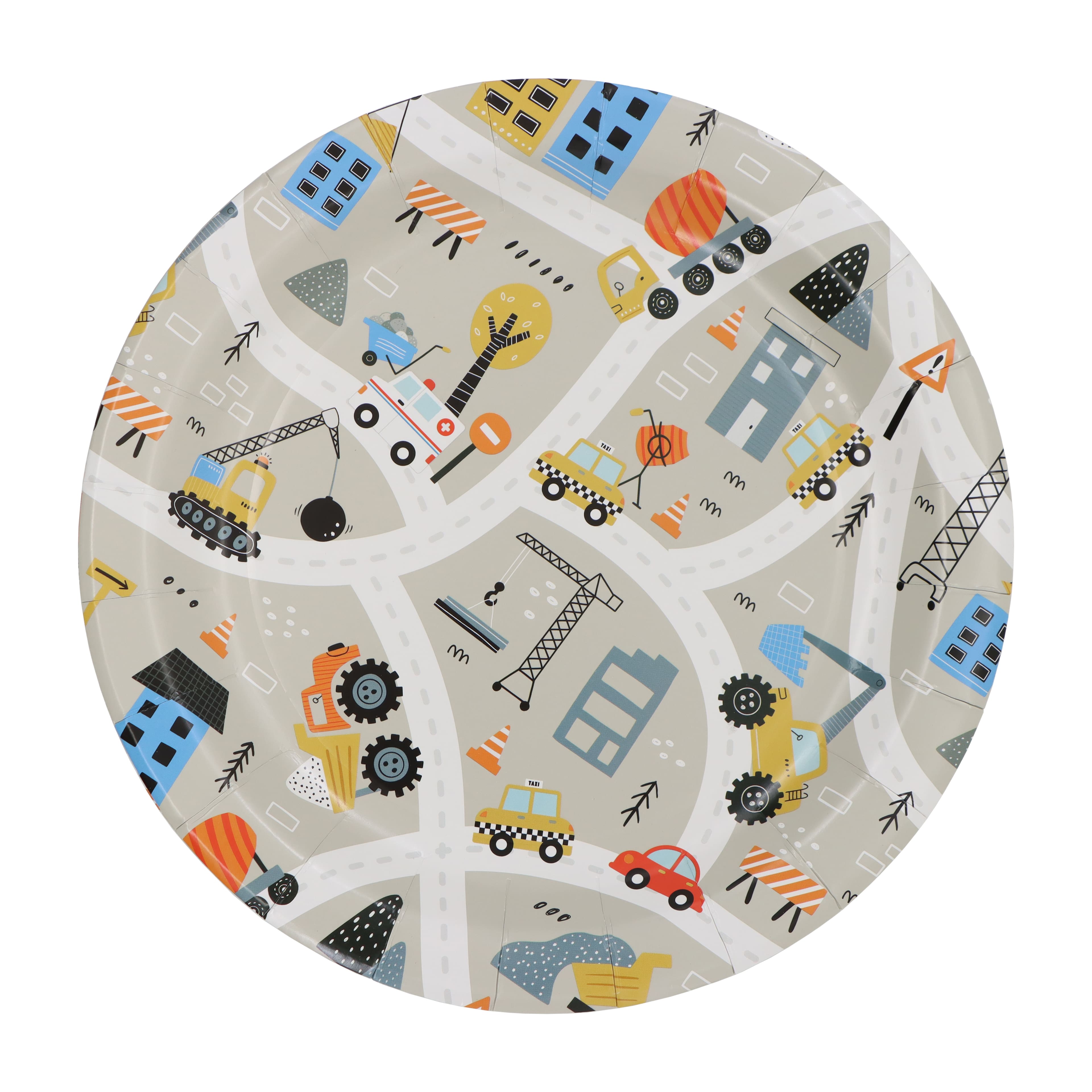 9&#x22; Construction Dinner Plates, 10ct. by Celebrate It&#x2122;