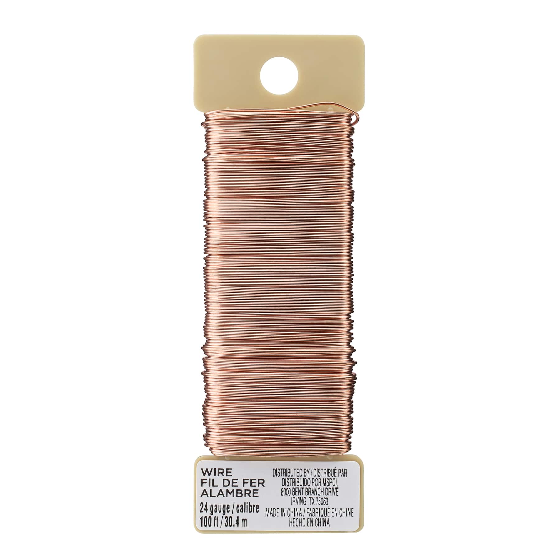 12 Pack: 24 Gauge Copper Paddle Wire By Ashland™