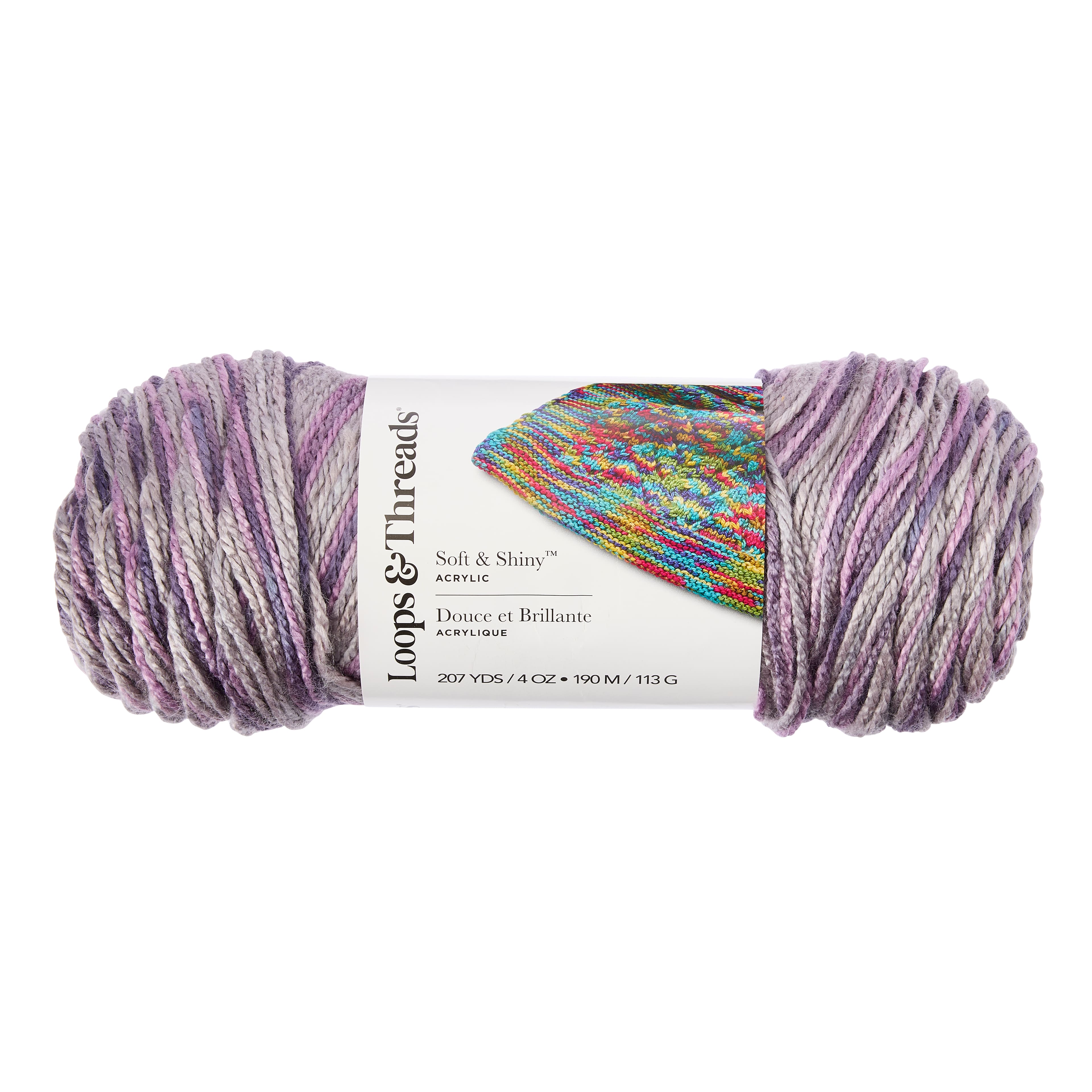 15 Pack: Soft &#x26; Shiny&#x2122; Ombre Yarn by Loops &#x26; Threads&#xAE;