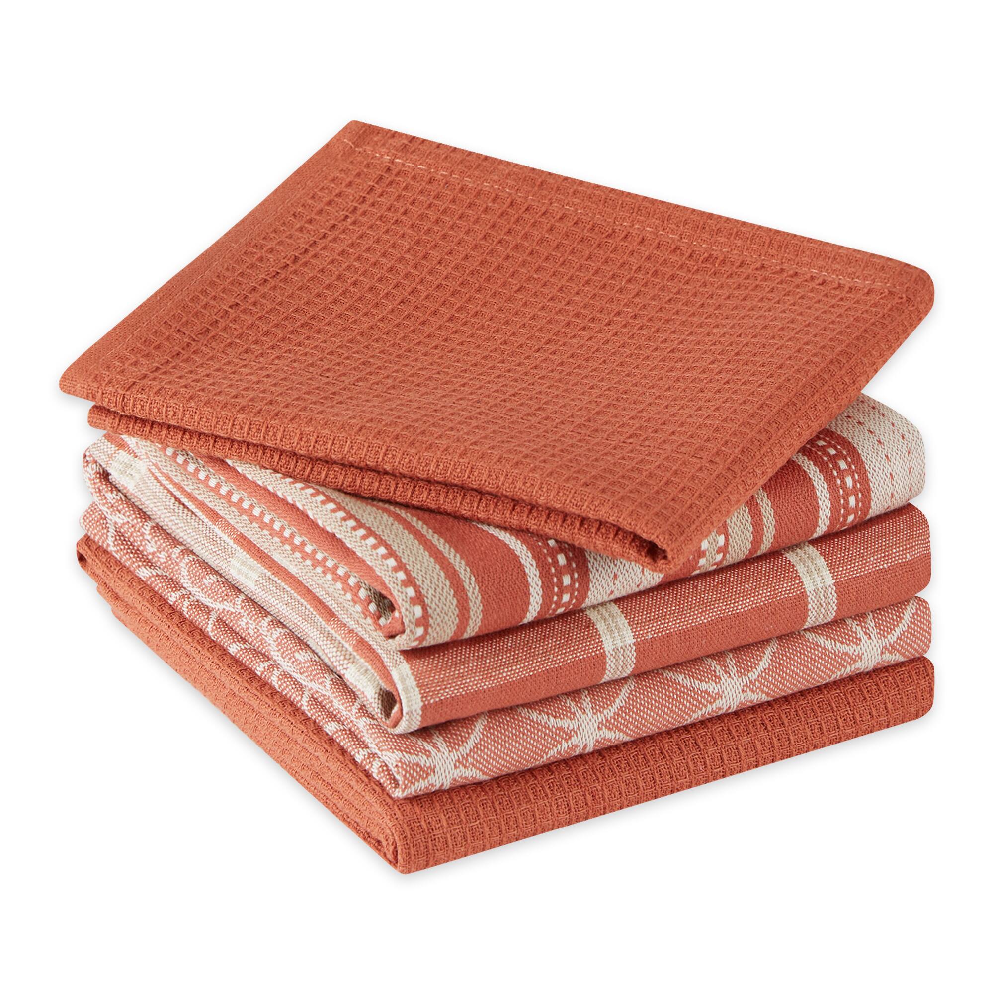 DII® Assorted Spice Dishtowel & Dishcloth (Set of 5)