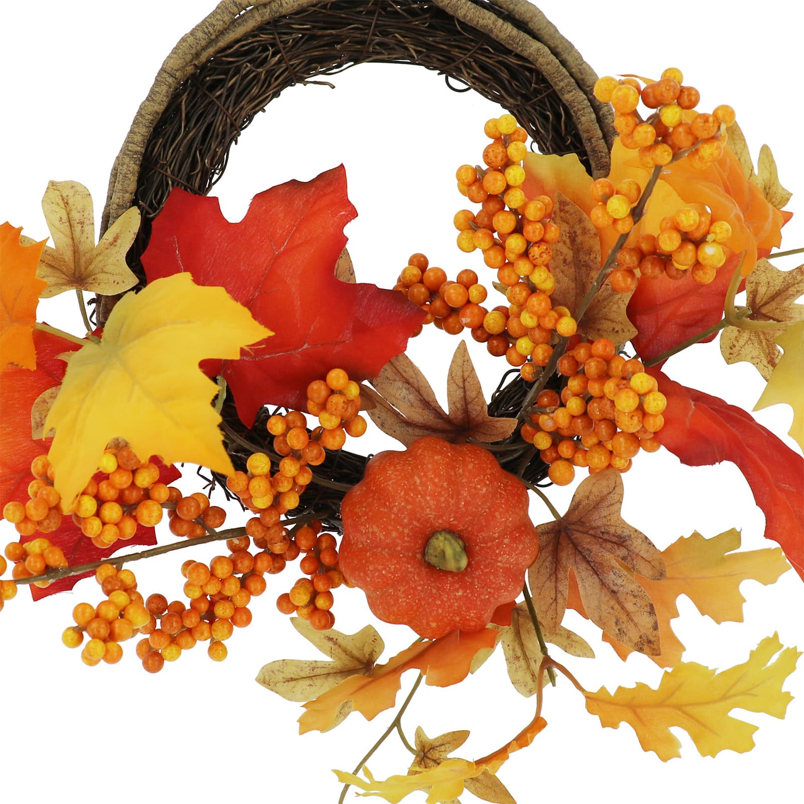 13&#x22; Mini Maple, Pumpkin &#x26; Berry Wreath by Ashland&#xAE;