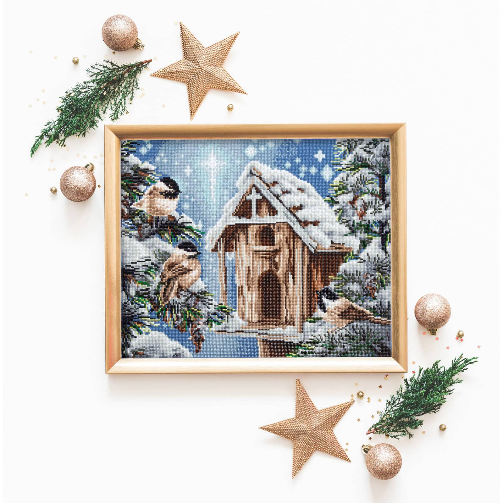 Diamond Dotz&#xAE; Intermediate The Gift of Peace Diamond Painting Kit