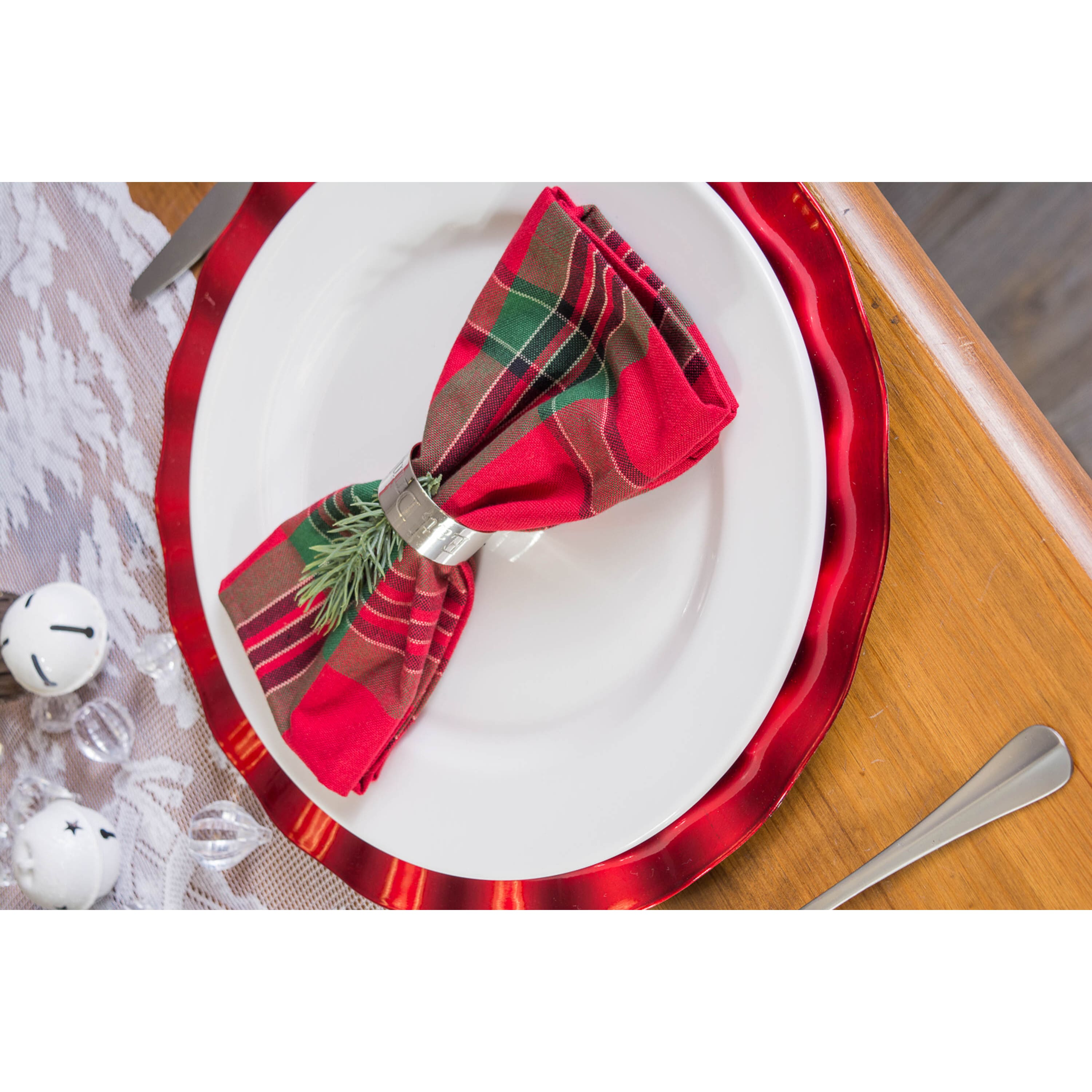 DII® Holiday Plaid Napkins, 6ct.