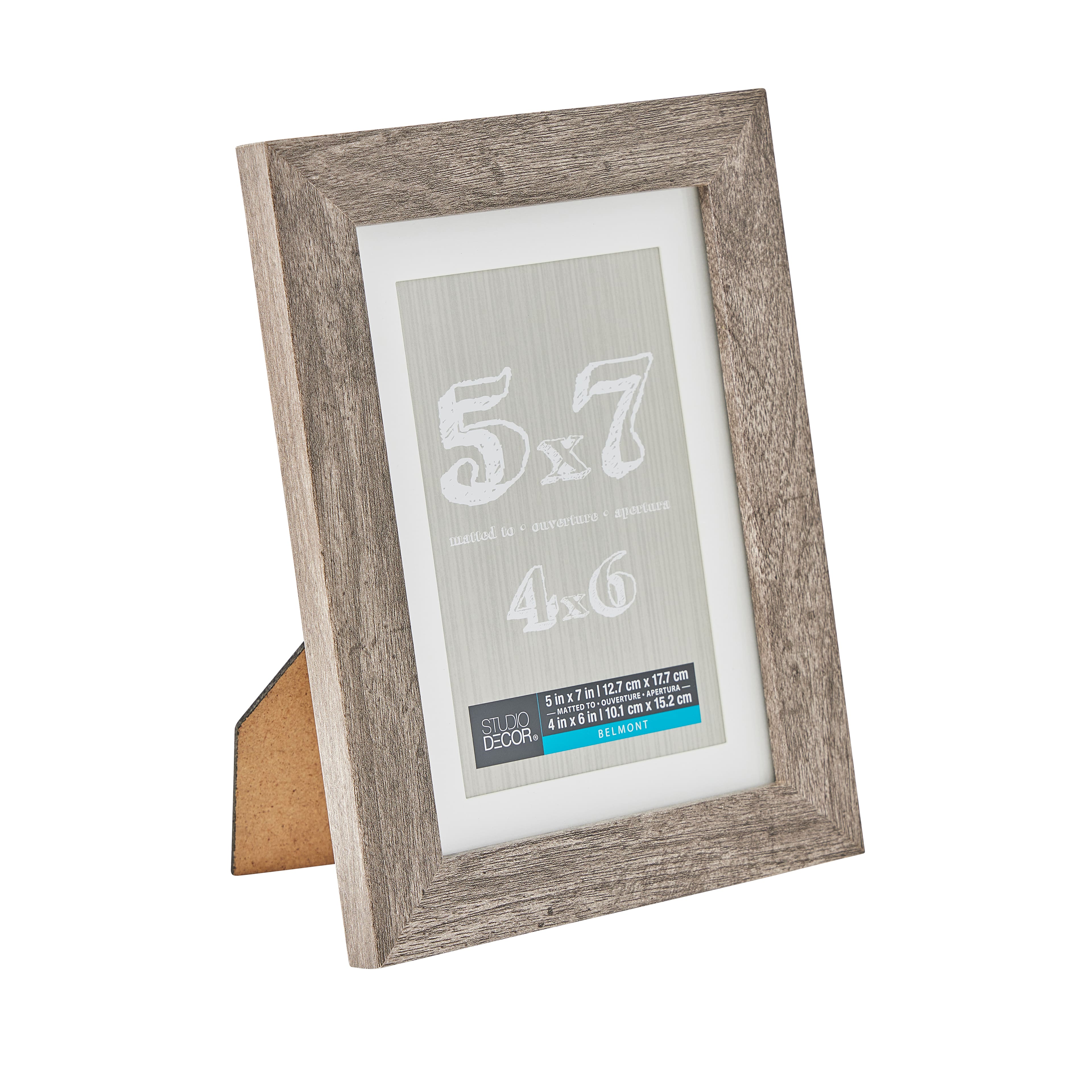 Grey Belmont Frame with Mat by Studio Décor®