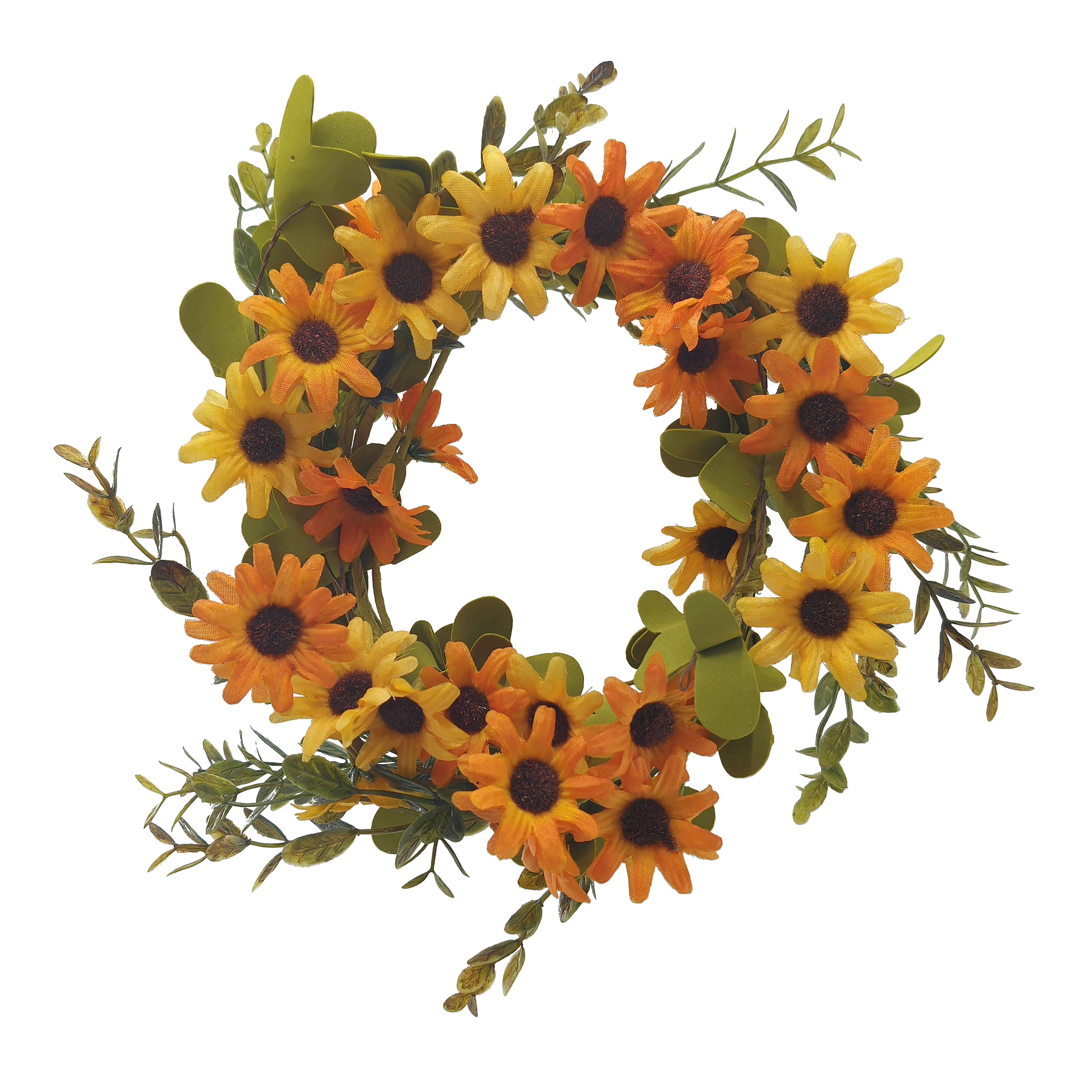 5ft. Orange Daisy Coiled Garland by Ashland®