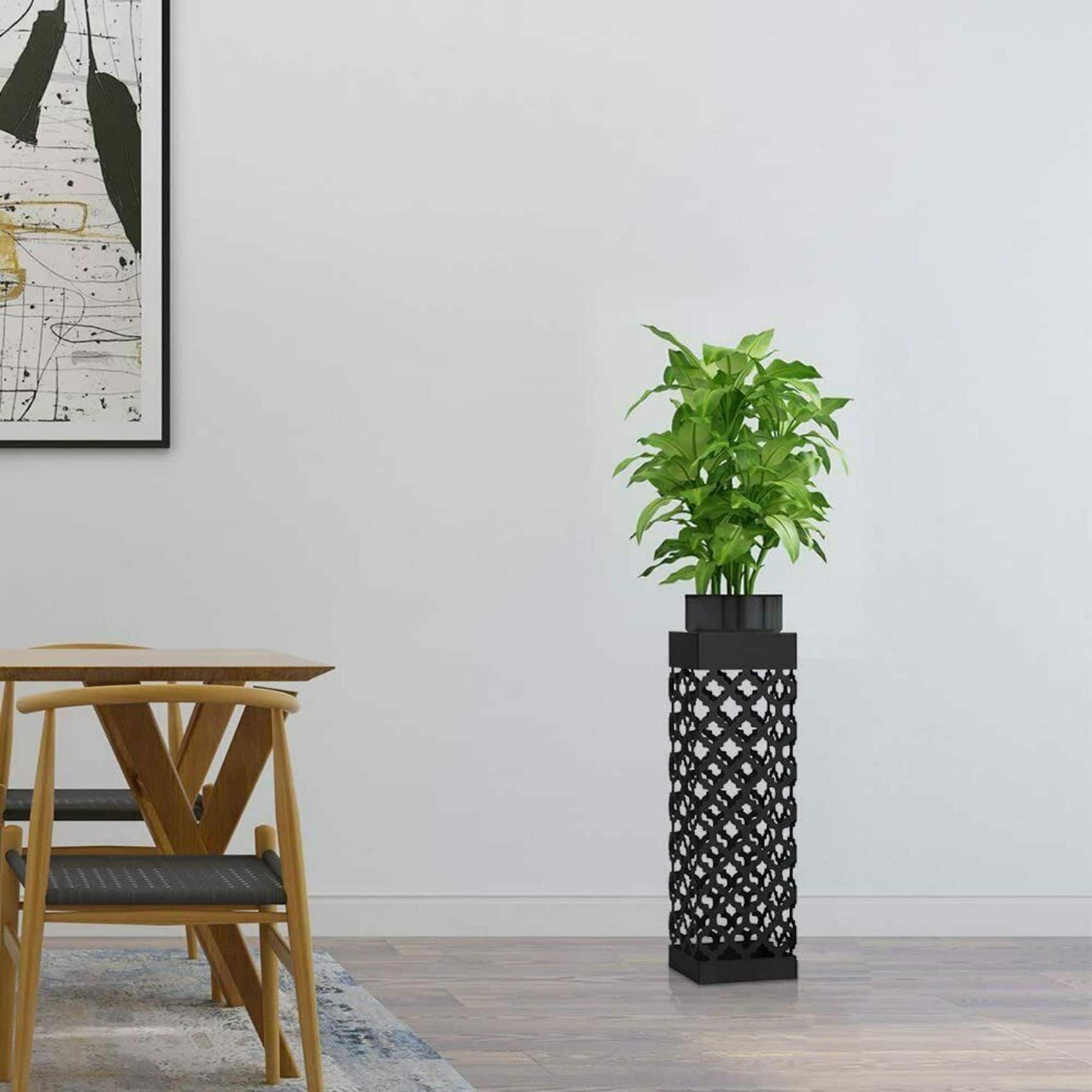 NEX&#x2122; Black Metal Umbrella Stand Rack