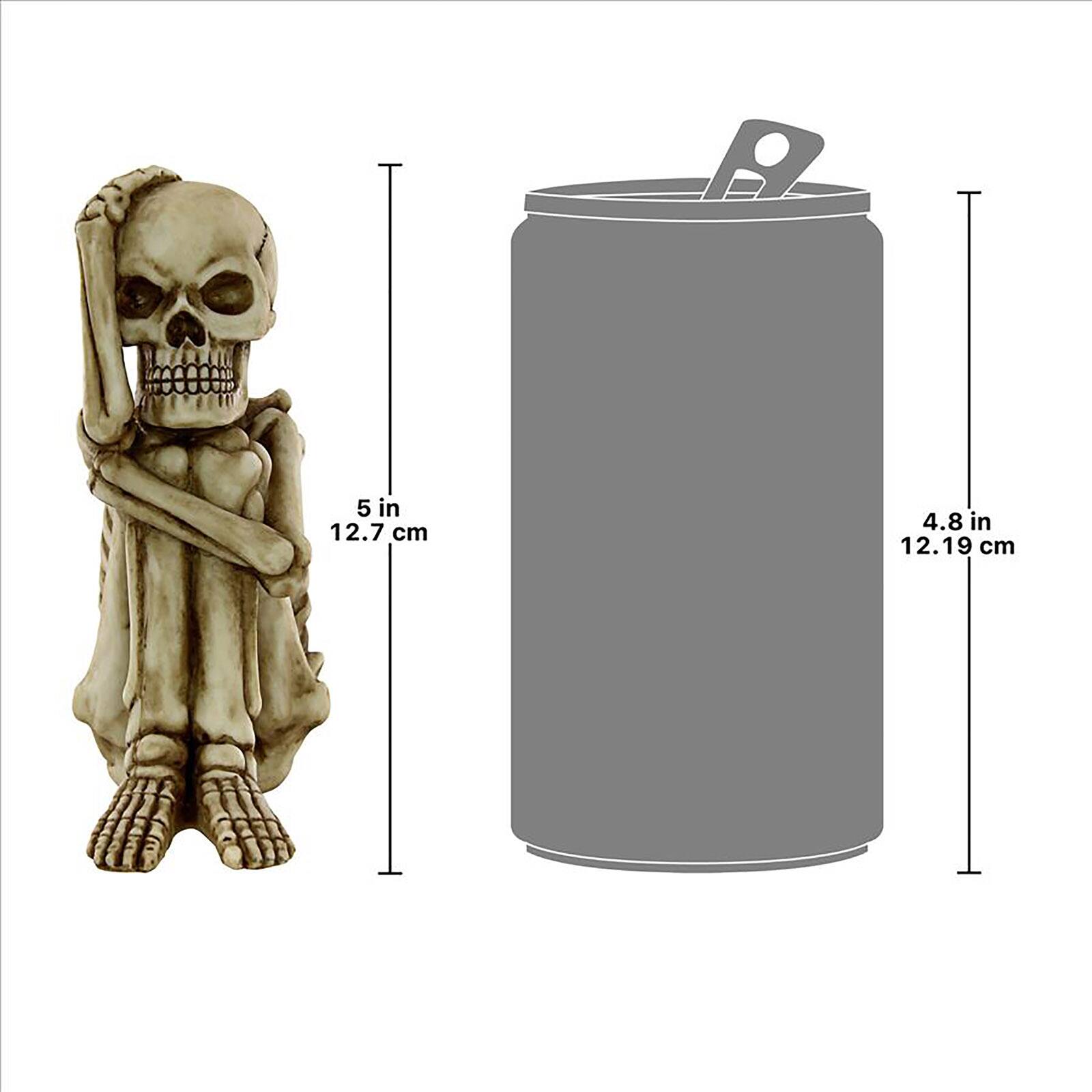 Design Toscano Mr. Bone Jangles Skeleton Sitter Statues, 2ct.