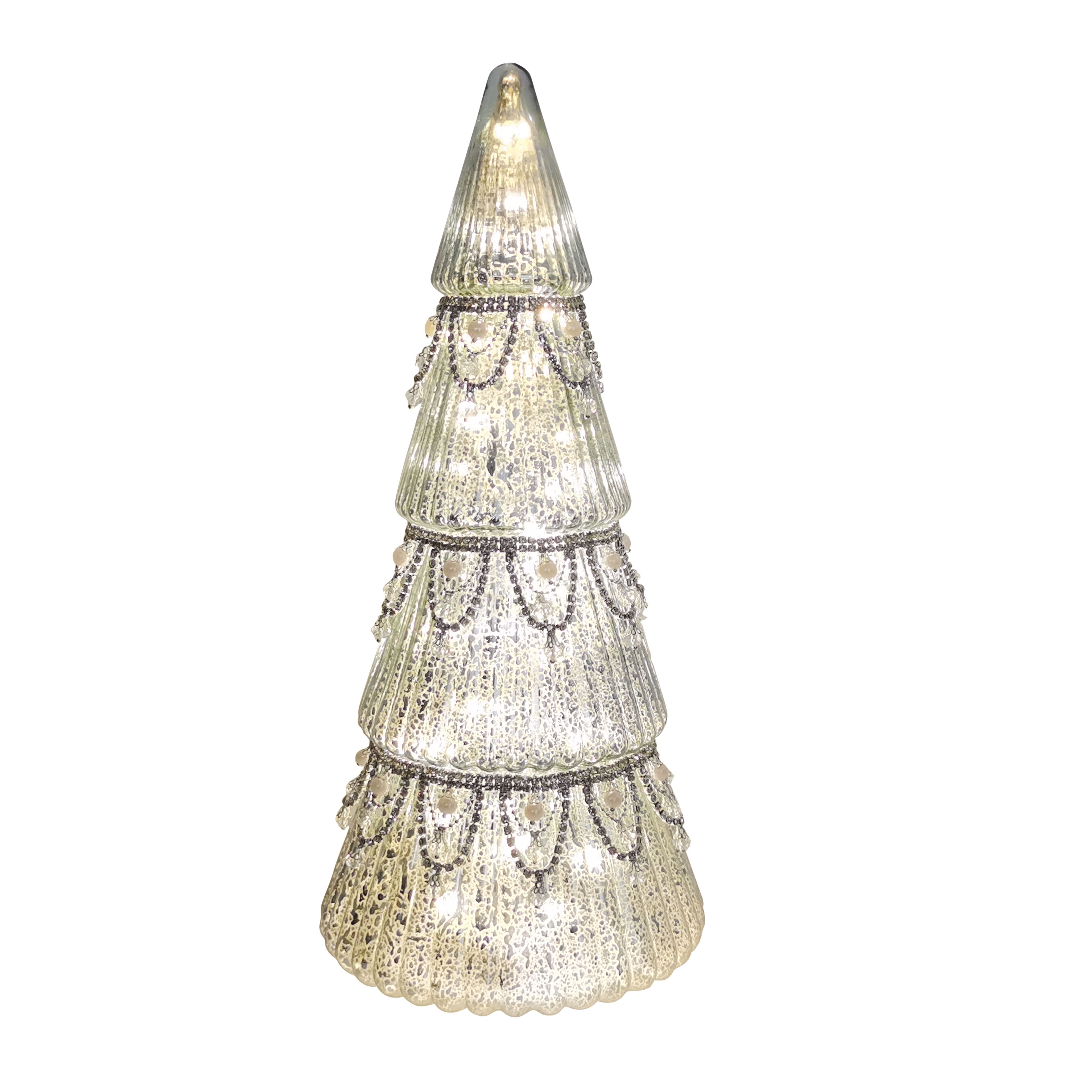 LED Glass Crystal Tree Tabletop D&#xE9;cor by Ashland&#xAE;