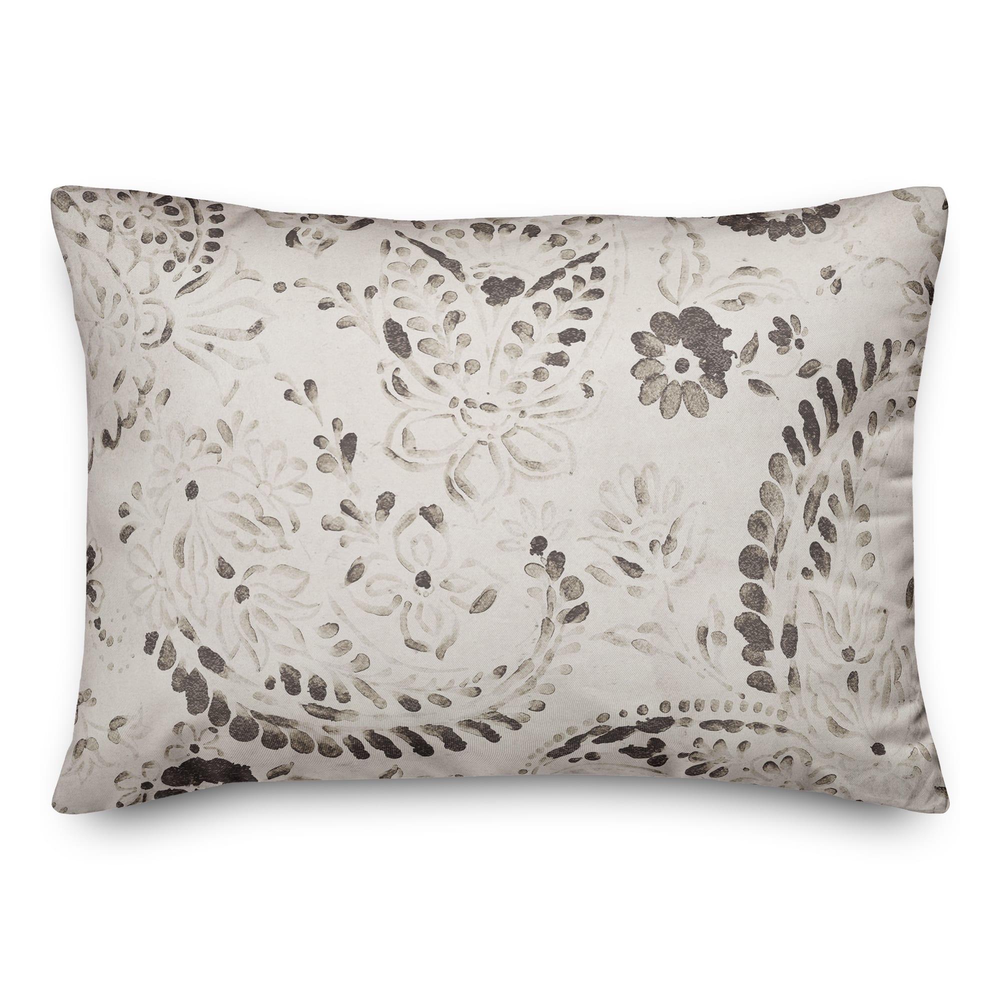 Vintage Paisley Throw Pillow