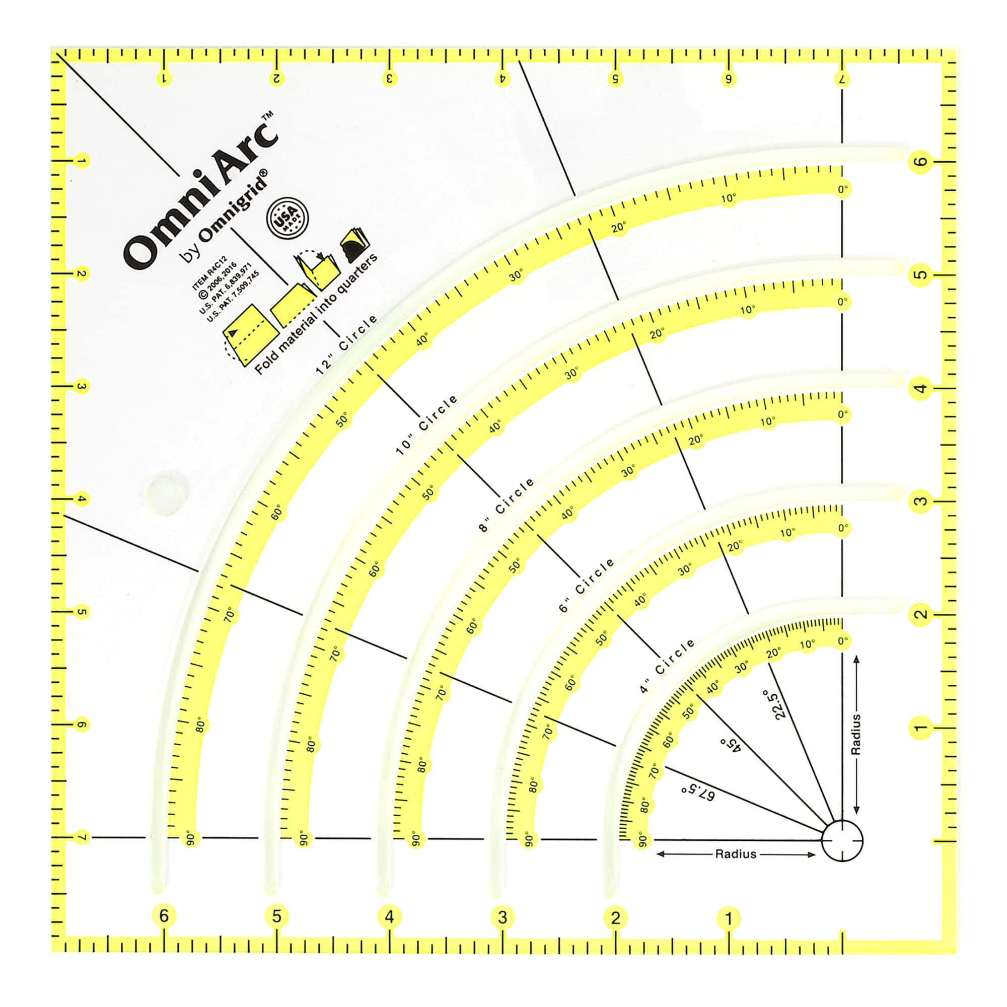 Easy Circle Cut Ruler