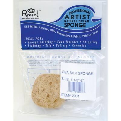 3-1/2 Inch Round Synthetic Silk Sponges for Painting, Crafts, Ceramics,  Household Use & More! Pack of 10 Sponges - Wholesale Craft Outlet