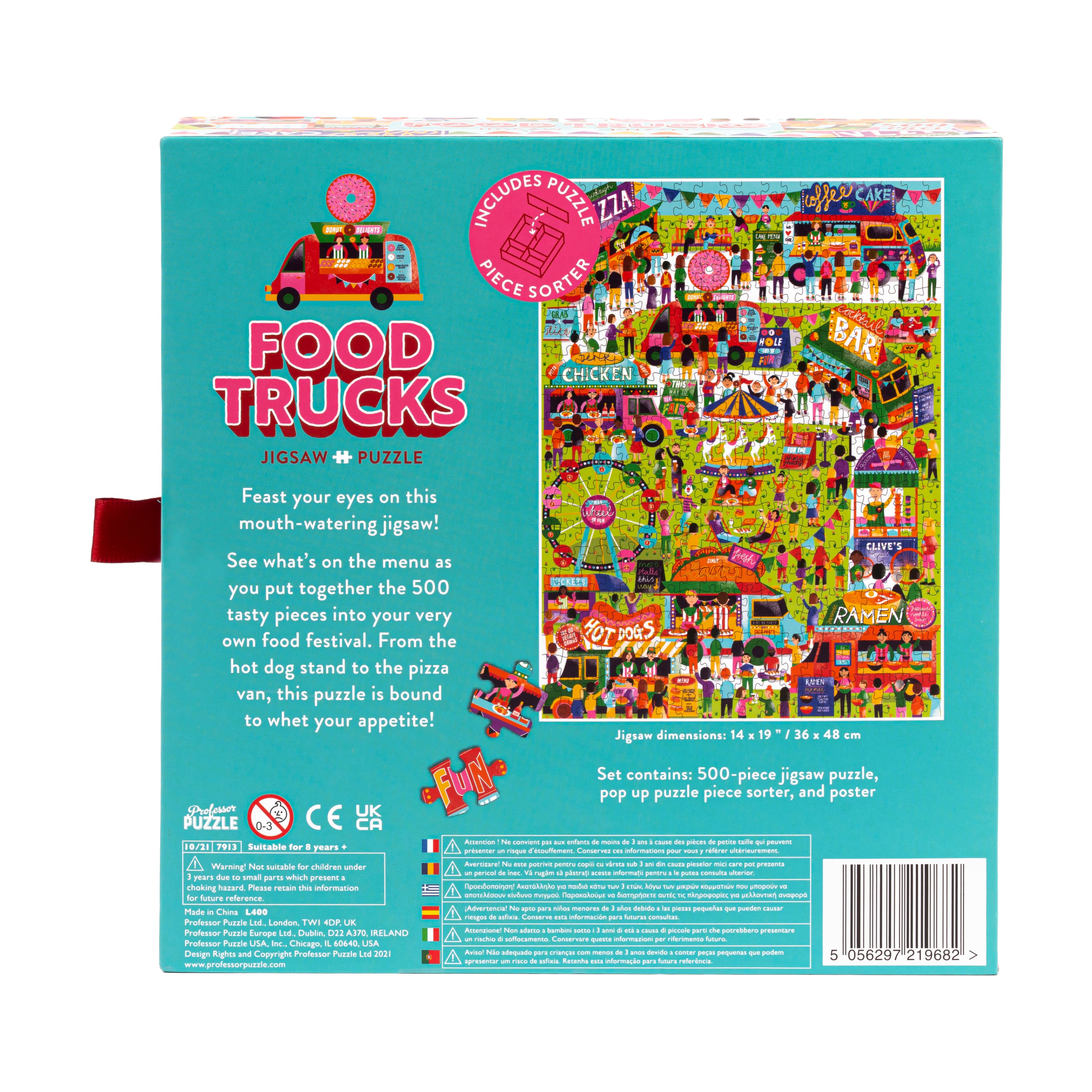 Food Trucks Jigsaw Puzzle: 500 Pcs