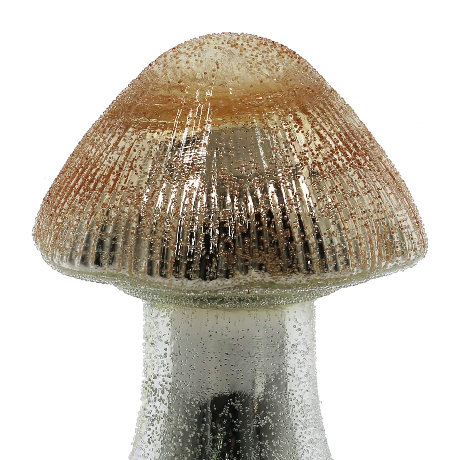 Silver Glass Mushroom Tabletop D&#xE9;cor by Ashland&#xAE;