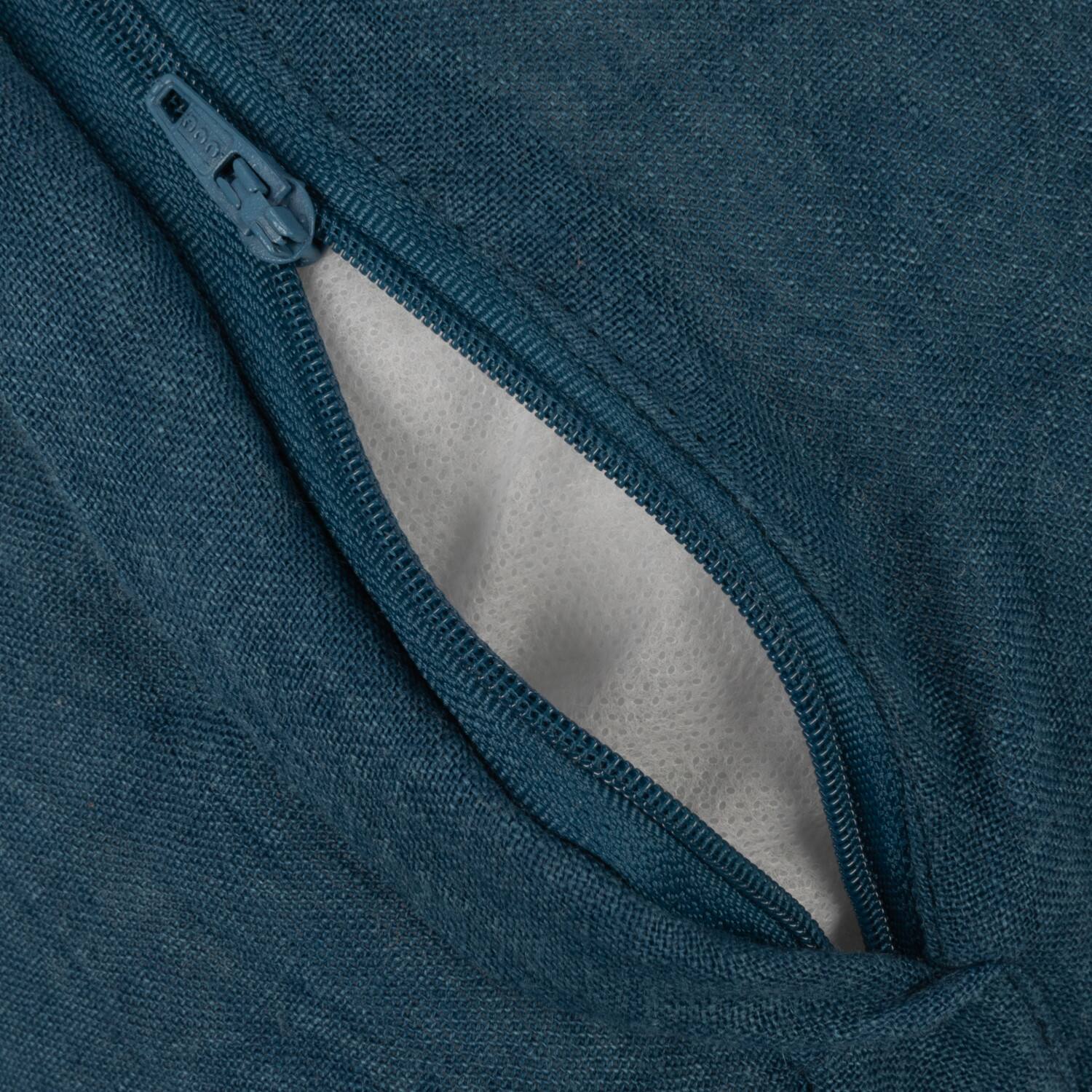 Hello Honey® Stonewashed Linen Pillow with Fringe