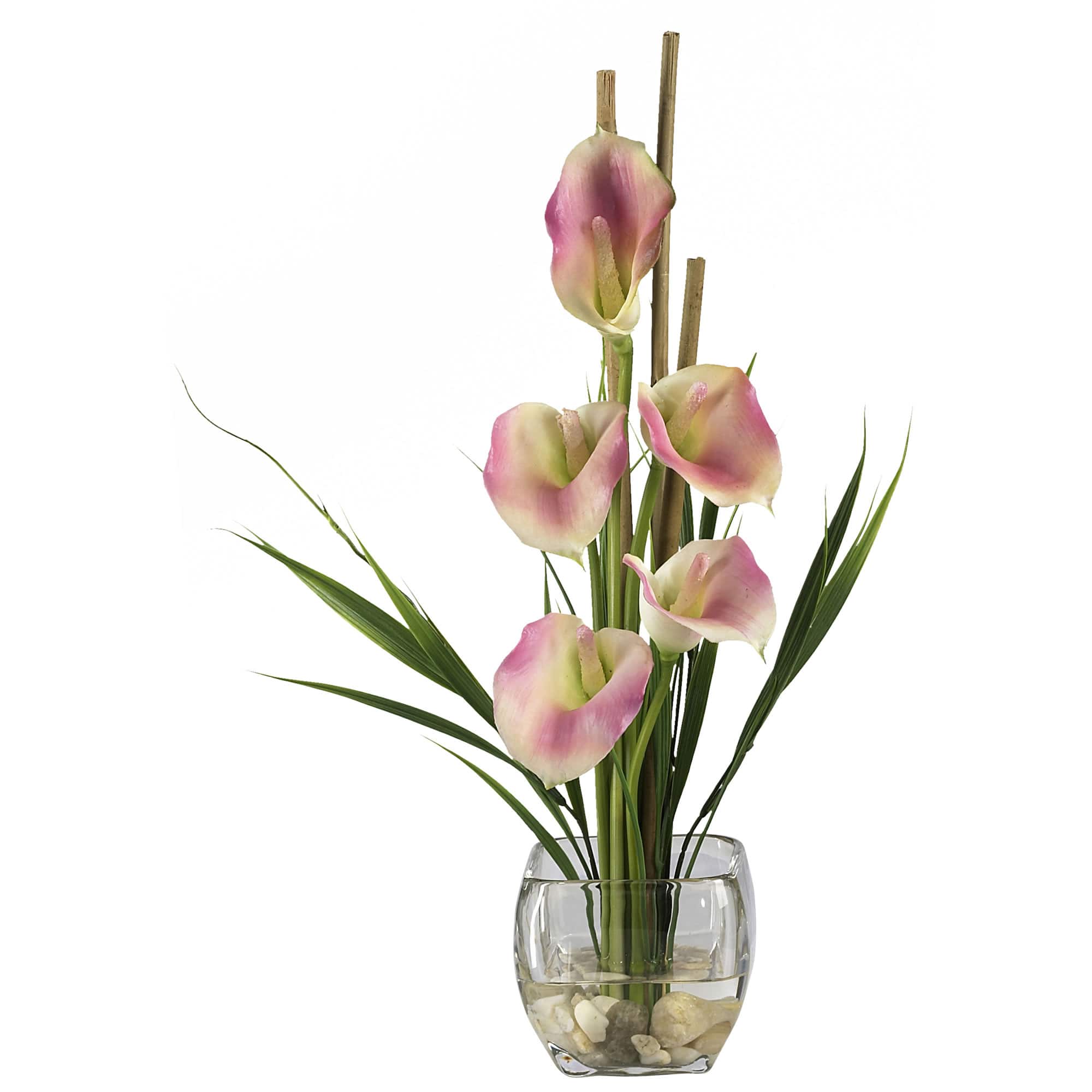18&#x22; Pink Calla Lily Arrangement In Vase