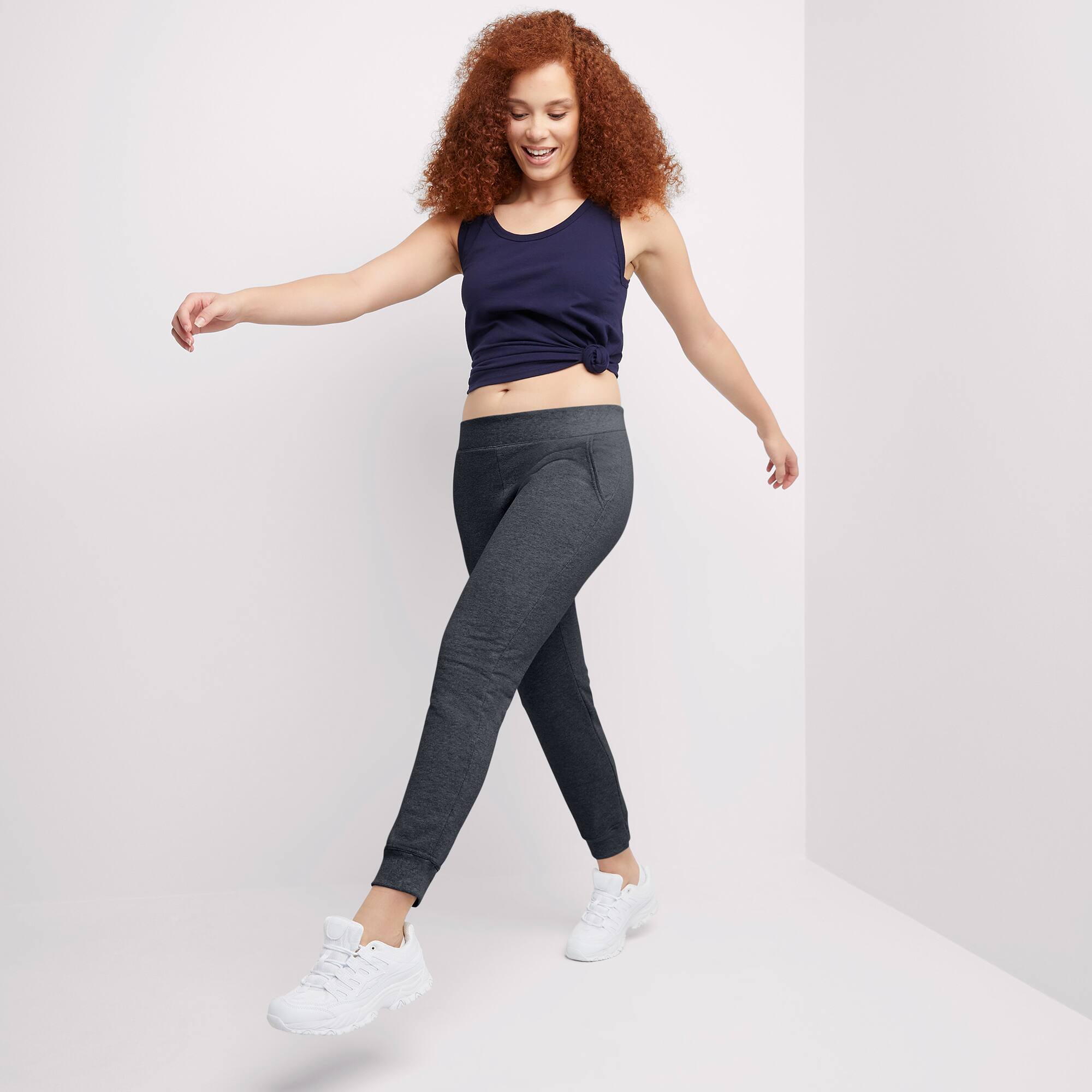 Hanes Ladies EcoSmart Jogger Sweatpant