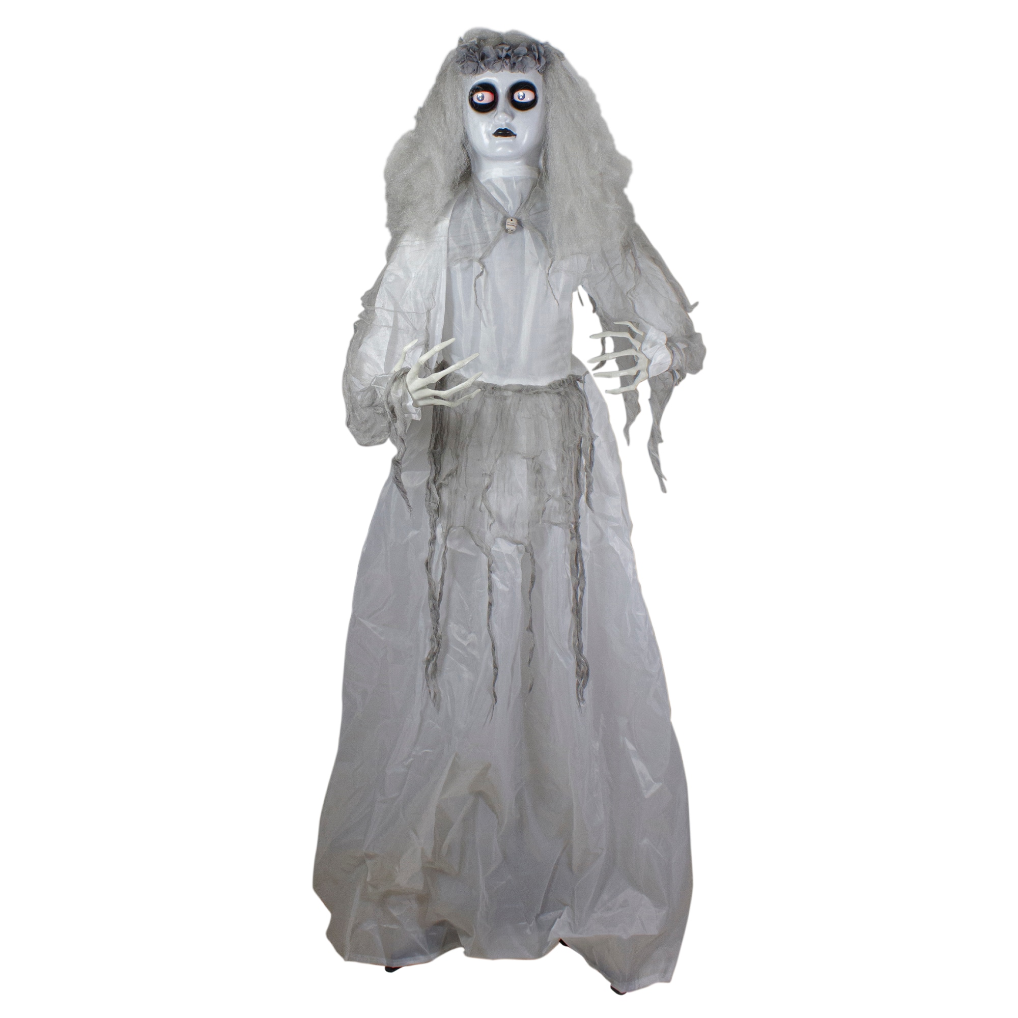 6ft. Lighted & Animated Ghost Bride Halloween Decoration