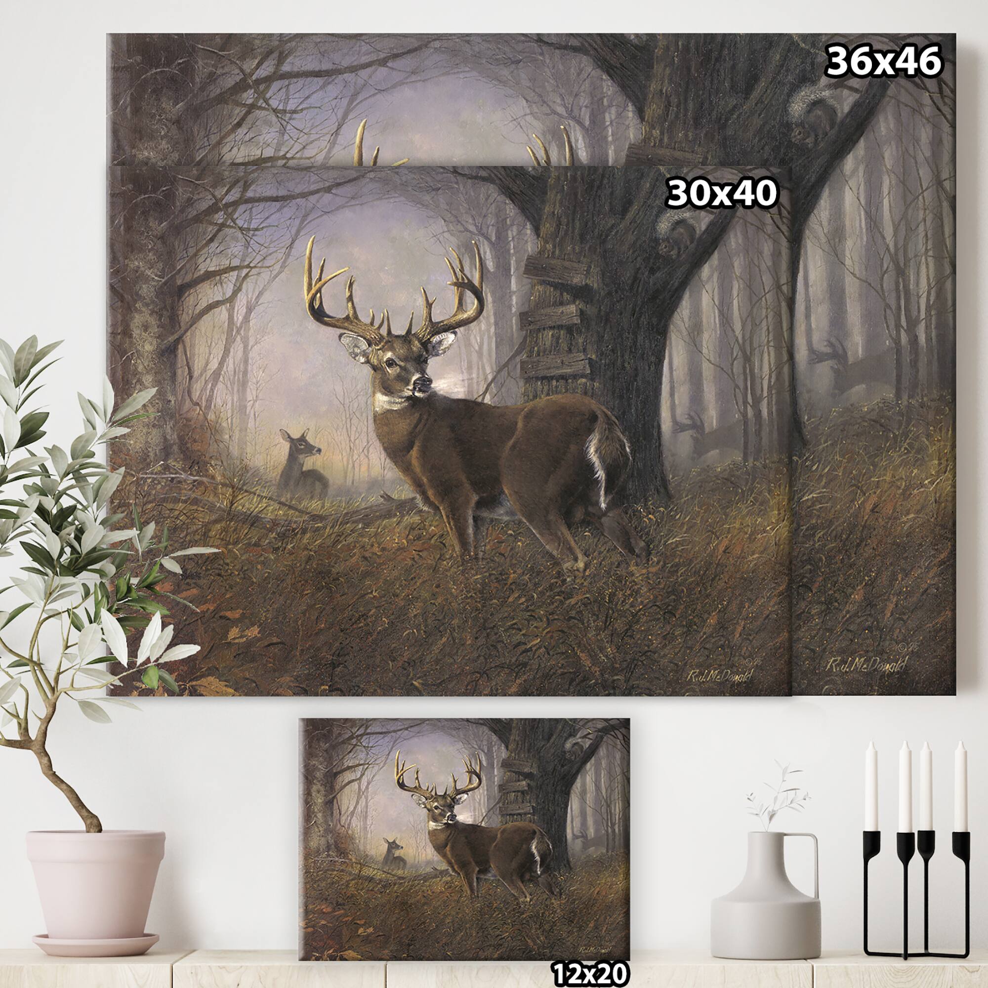 Designart - The Impending Challenge - Lake House Premium Canvas Wall Art