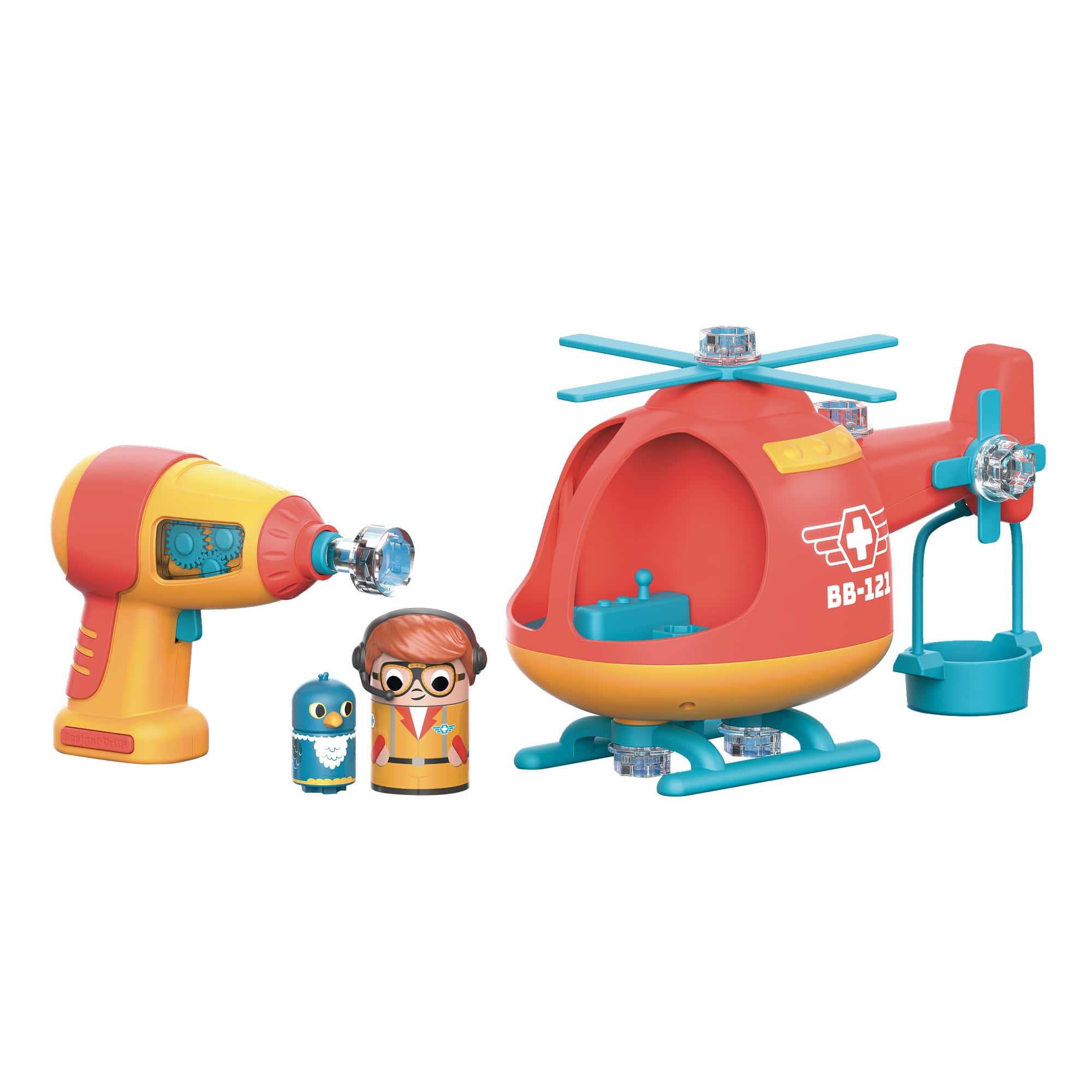Educational Insights Design &#x26; Drill Bolt Buddies Helicopter