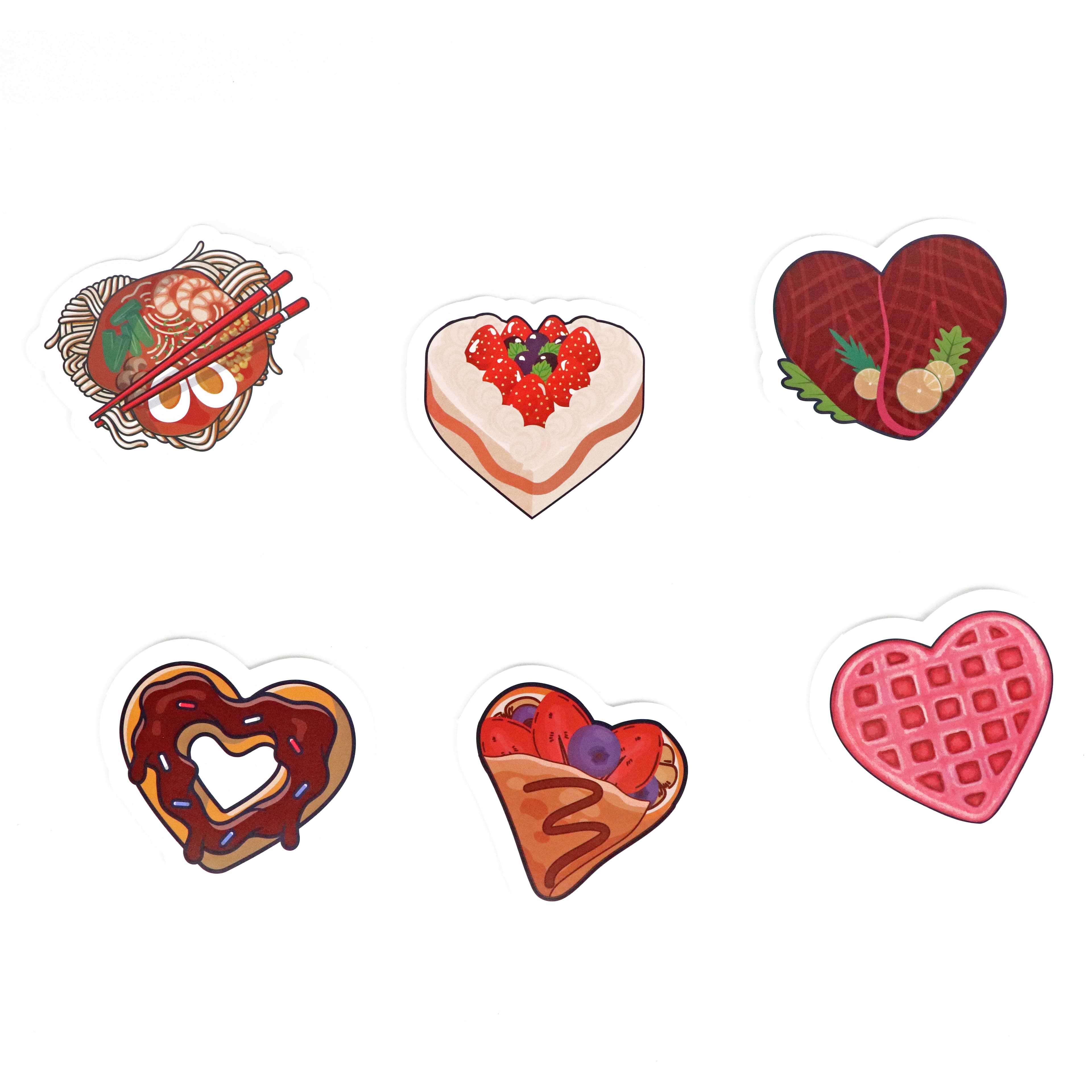 Heart Food Vinyl Die Cut Stickers by Recollections™