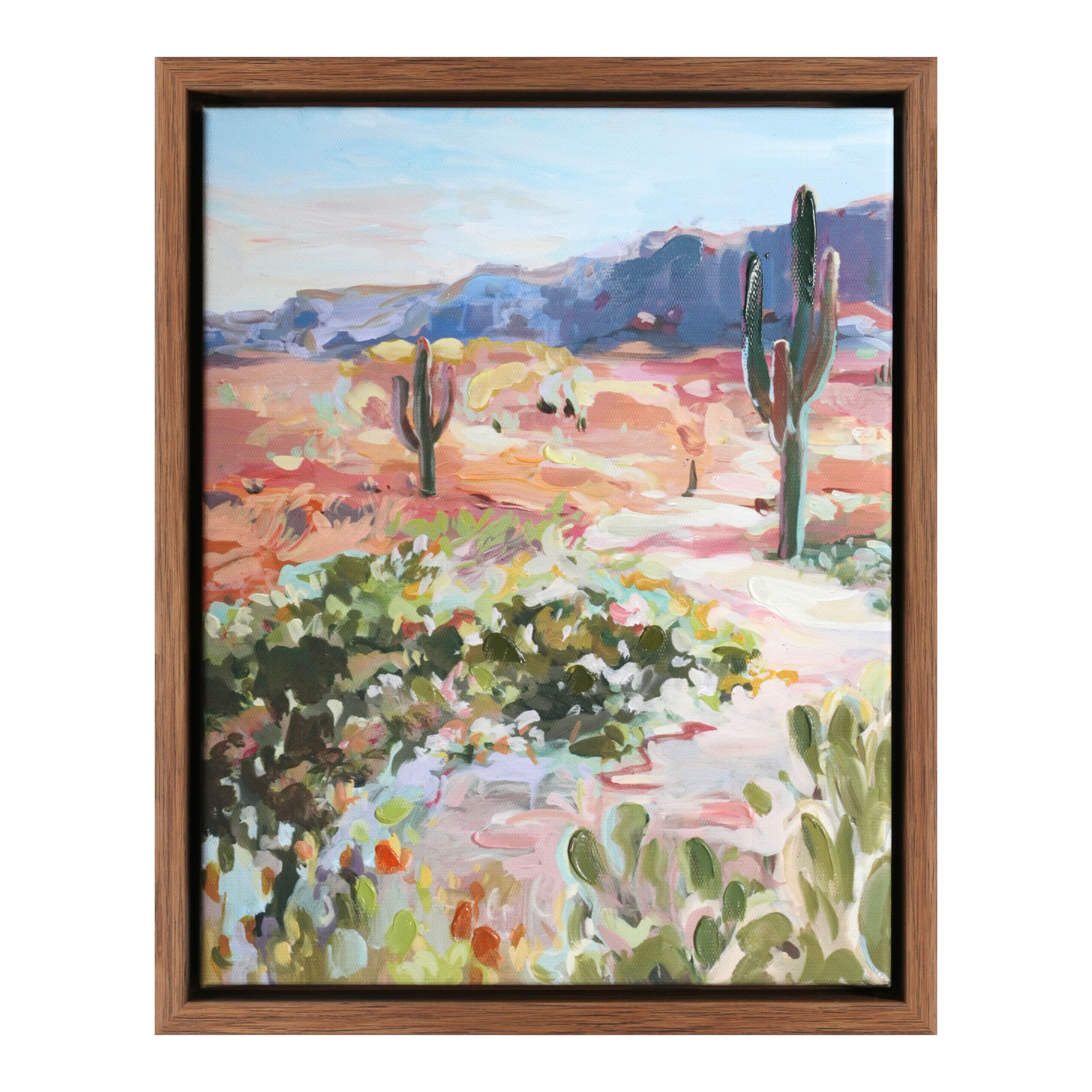 10&#x22; Cactus Field Canvas Wall Art by Ashland&#xAE;