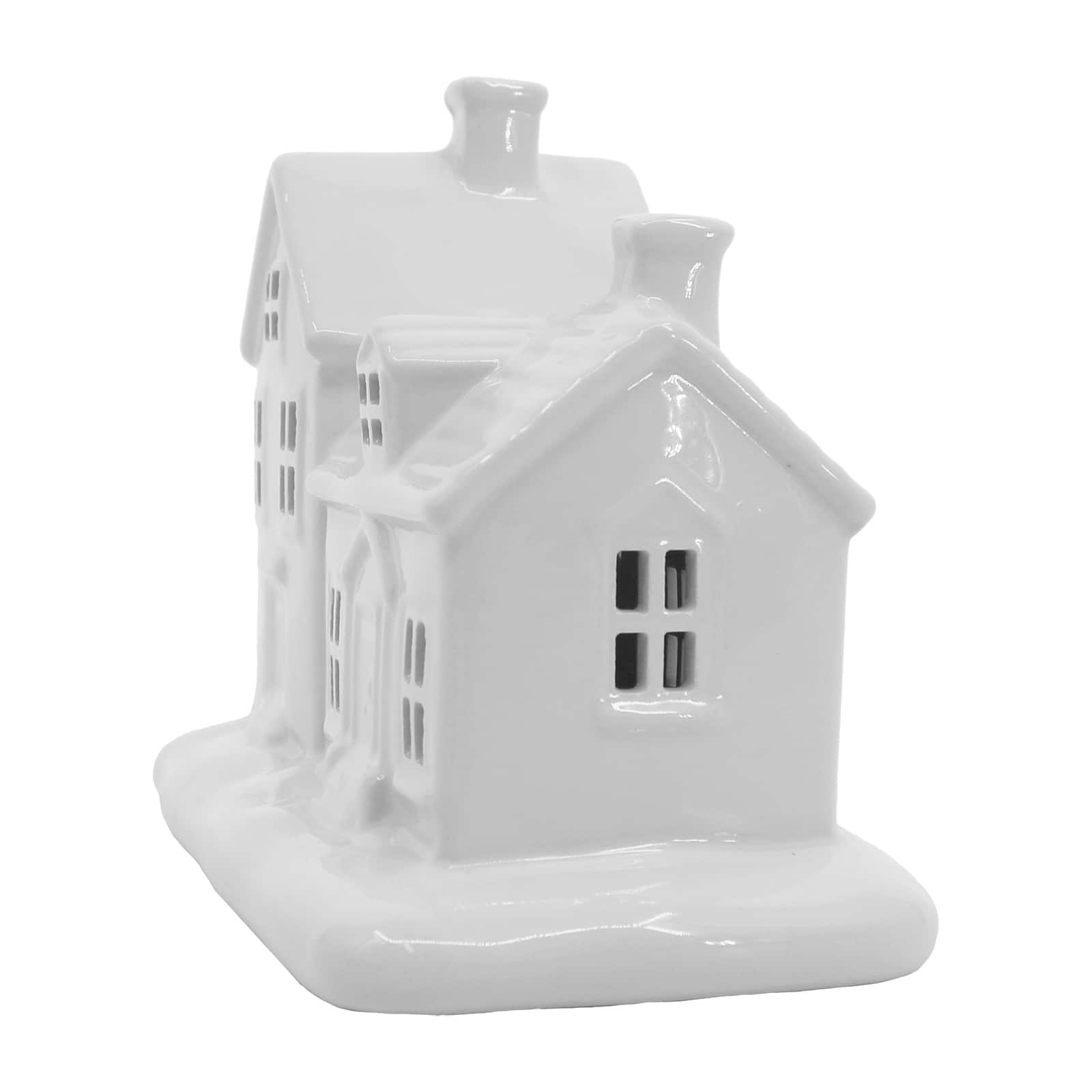 7.7&#x22; Pre-Lit Ceramic House Decoration by Ashland&#xAE;