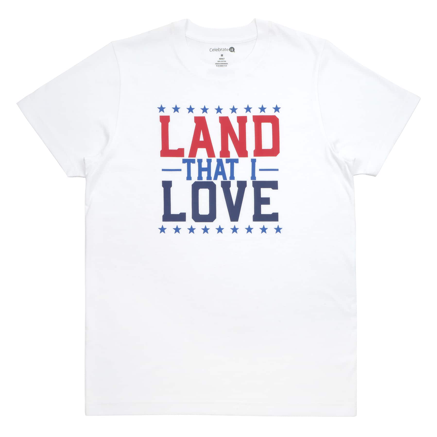 Land That I Love Adult Crew Neck T-Shirt by Celebrate It&#x2122;