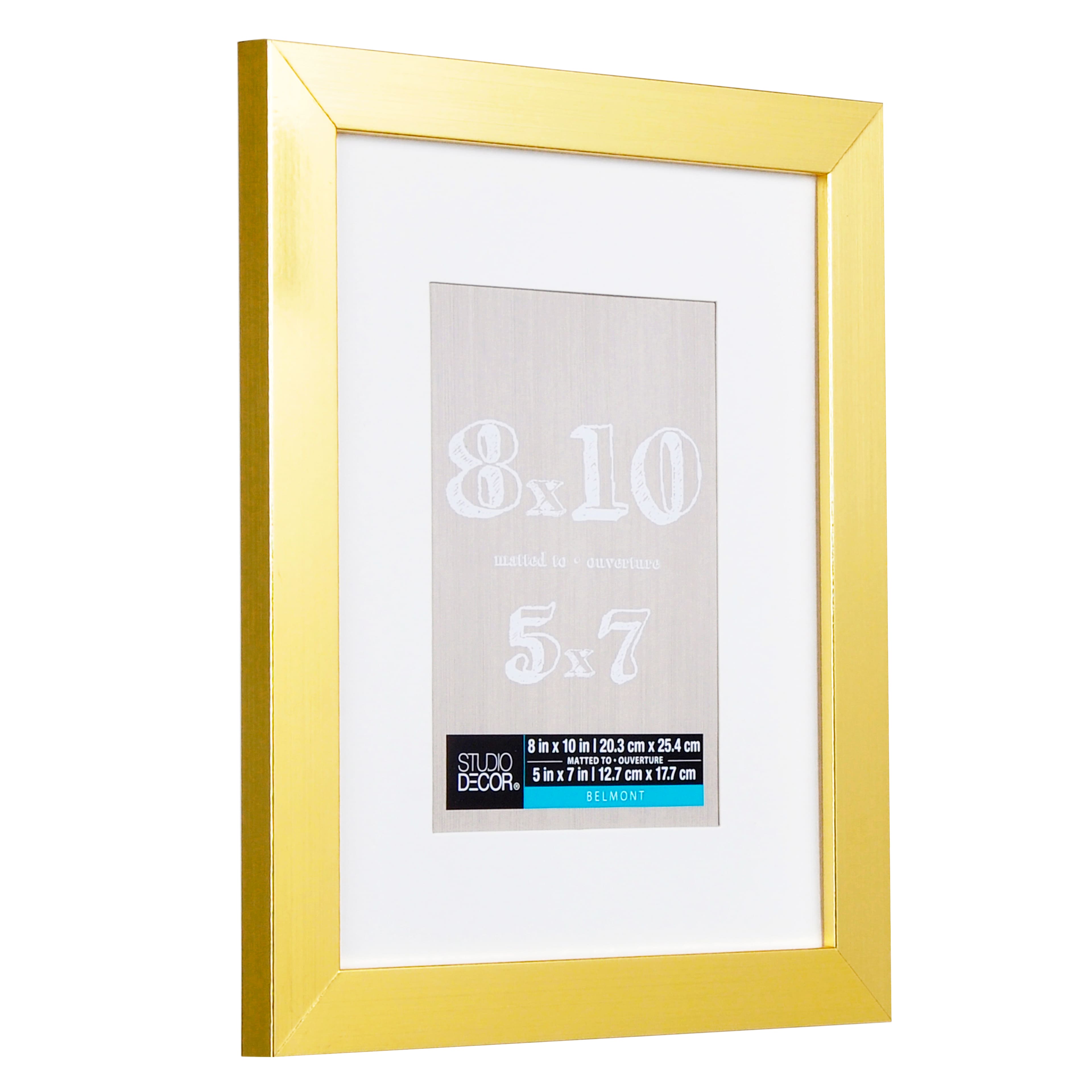 8 Pack: Gold Metallic Frame with Mat, Belmont by Studio Décor®