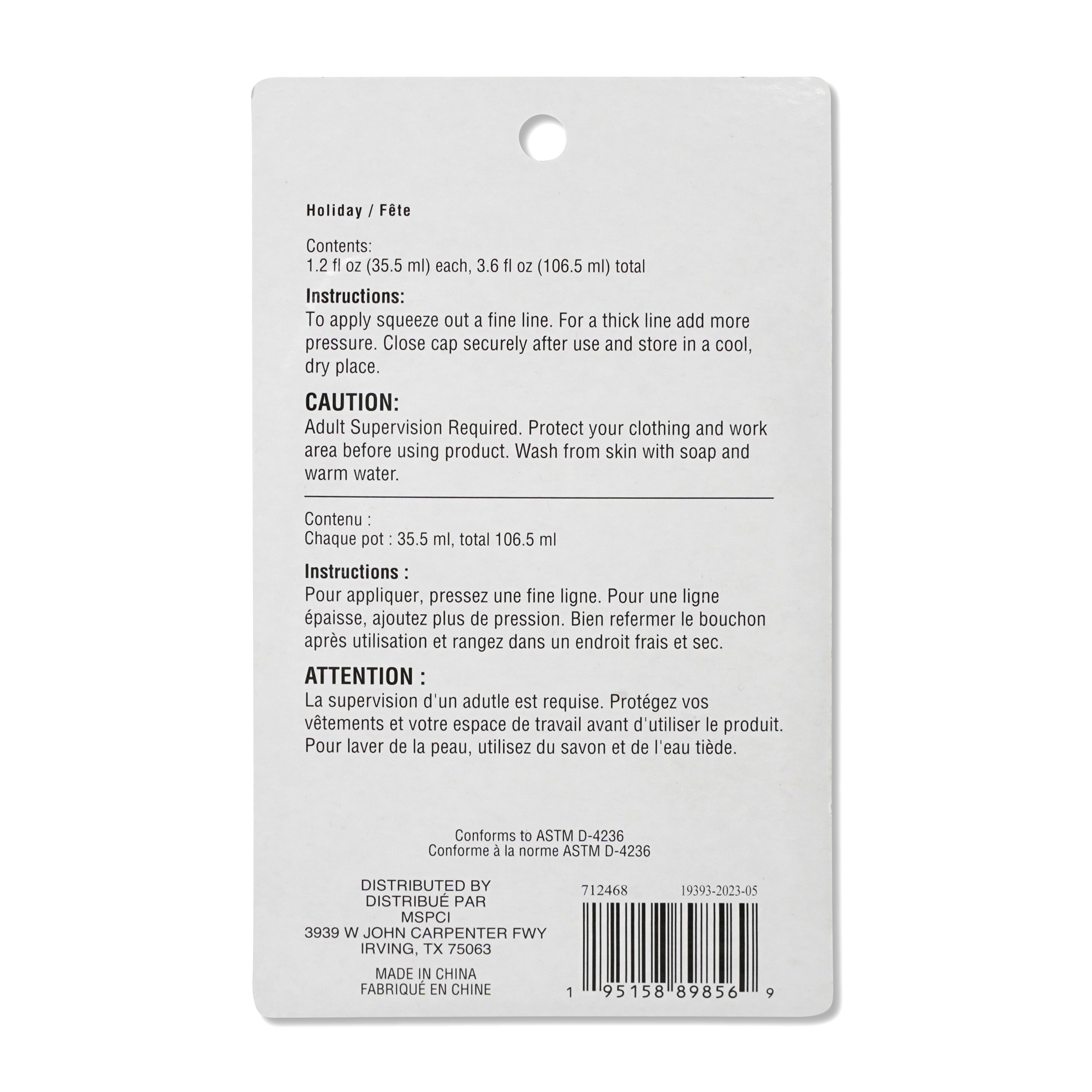 Mixed Glitter Glue, 3ct. by Recollections&#x2122;
