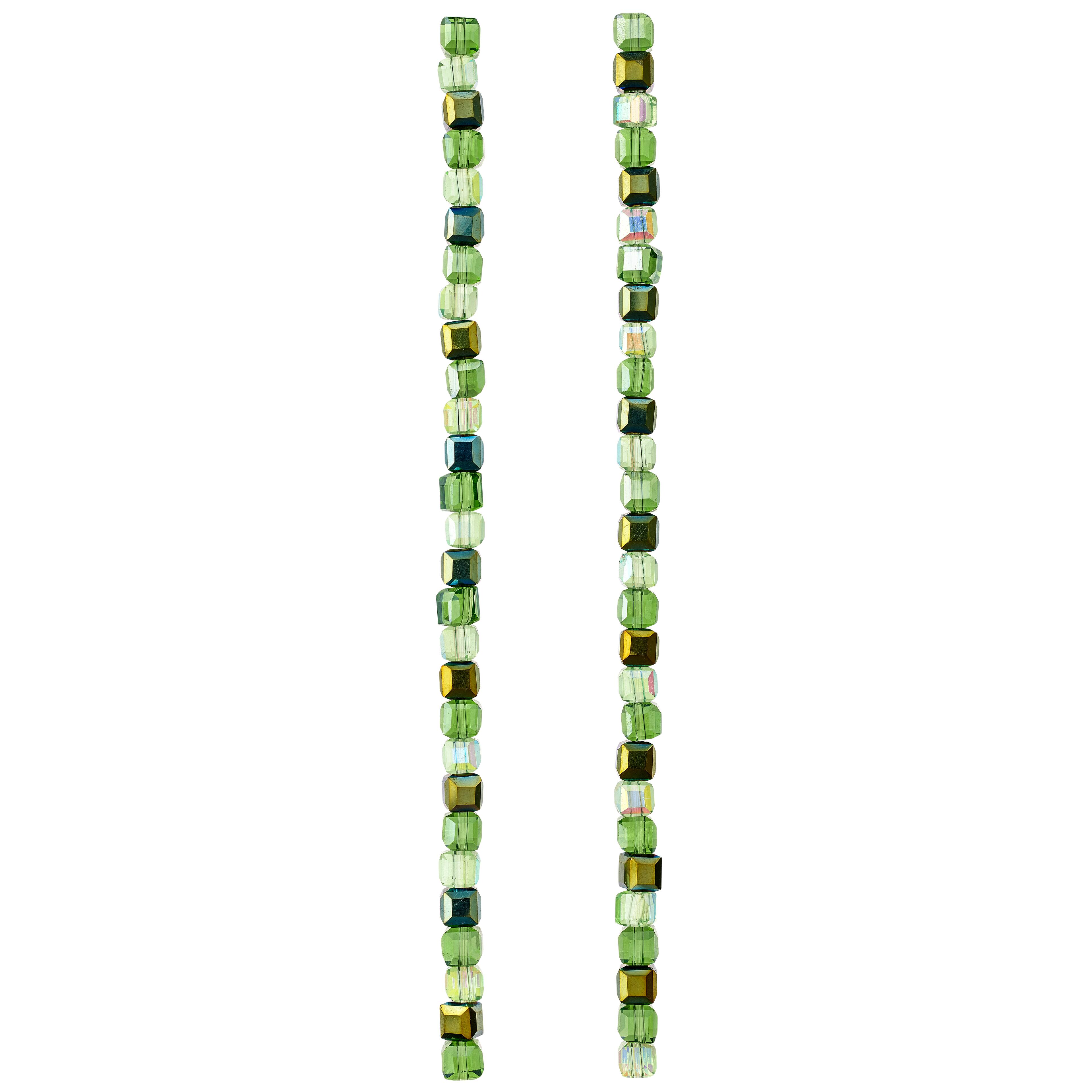 4mm Glass Cube Mix by Bead Landing™