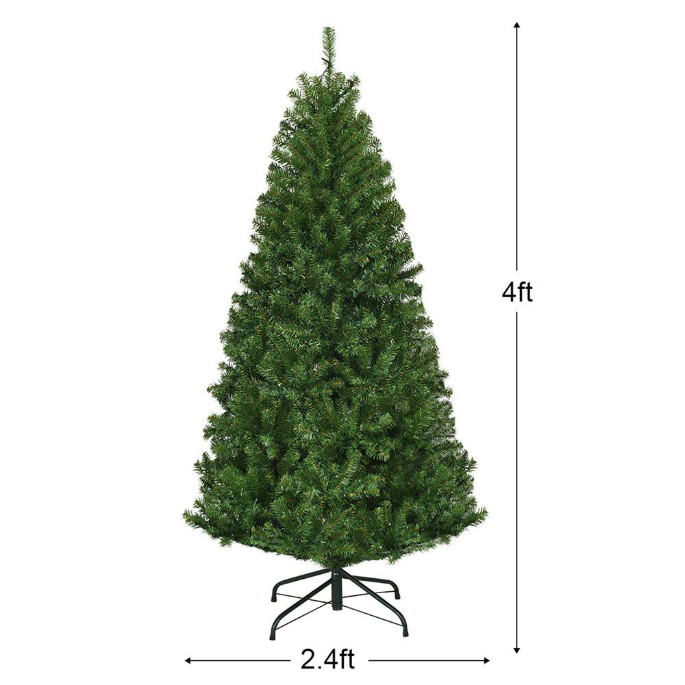 Costway 4ft. Pre-Lit Pine Artificial Christmas Tree