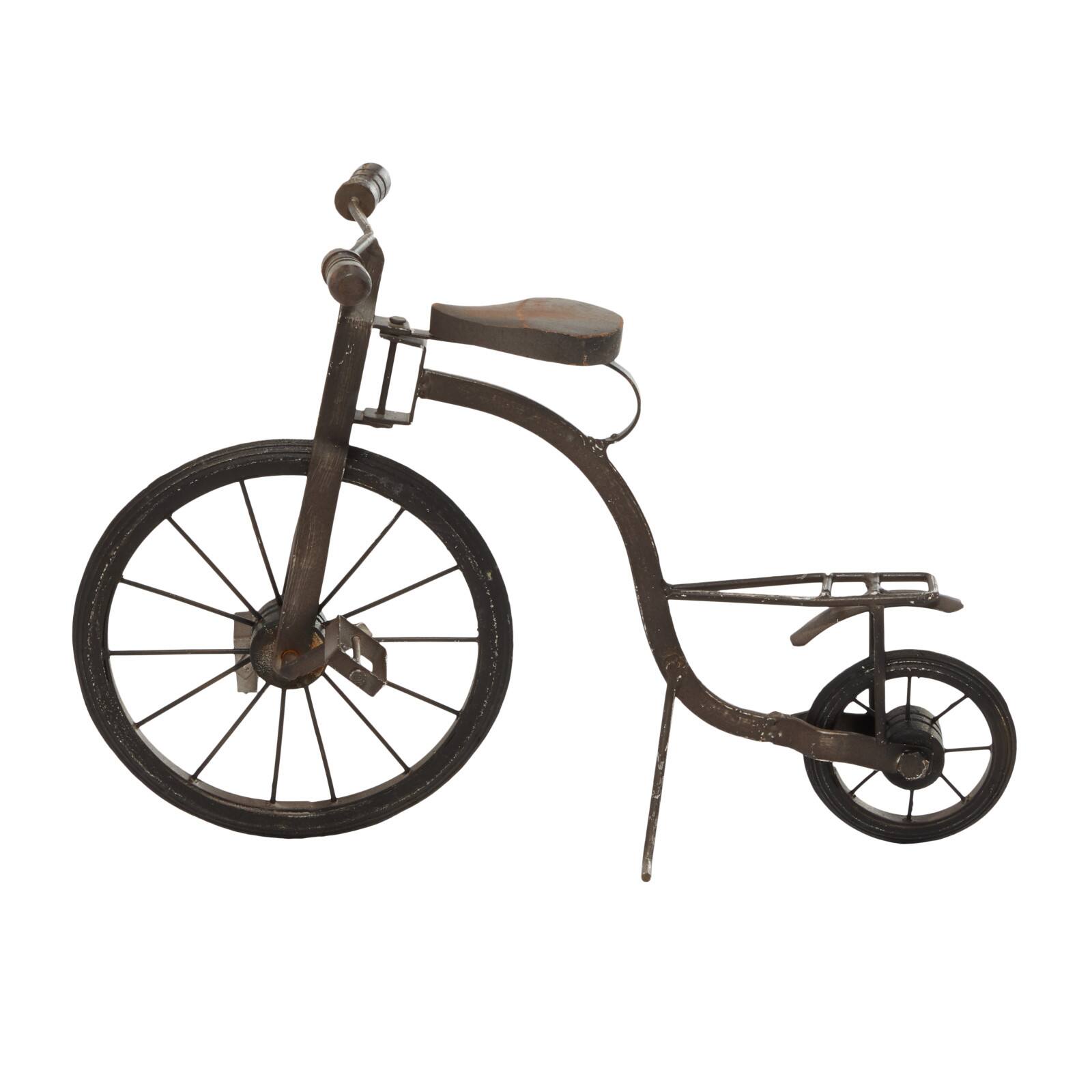 14&#x22; Brown Metal Vintage Bicycle