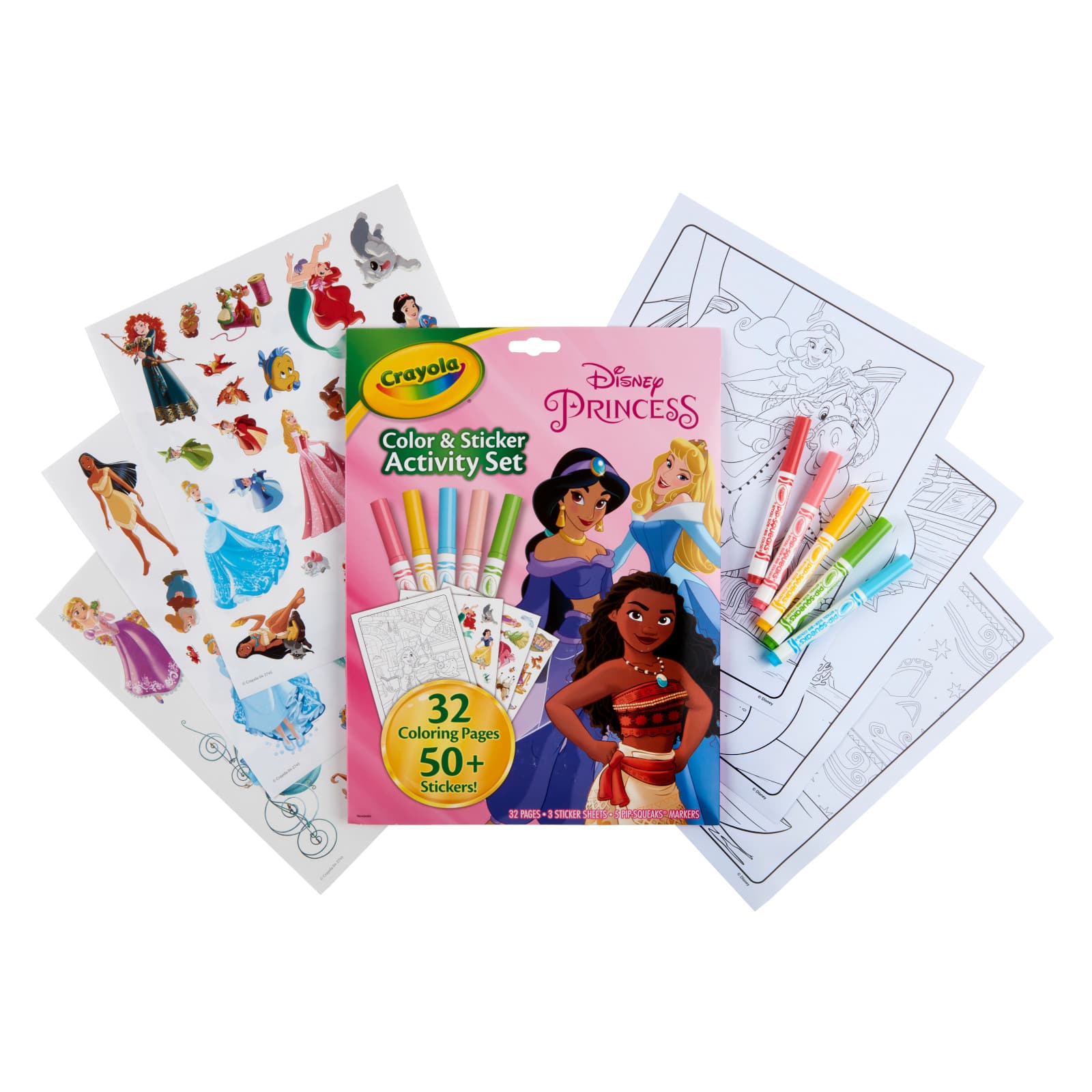 Princesas Disney Set 50 Sticker / Pegatinas