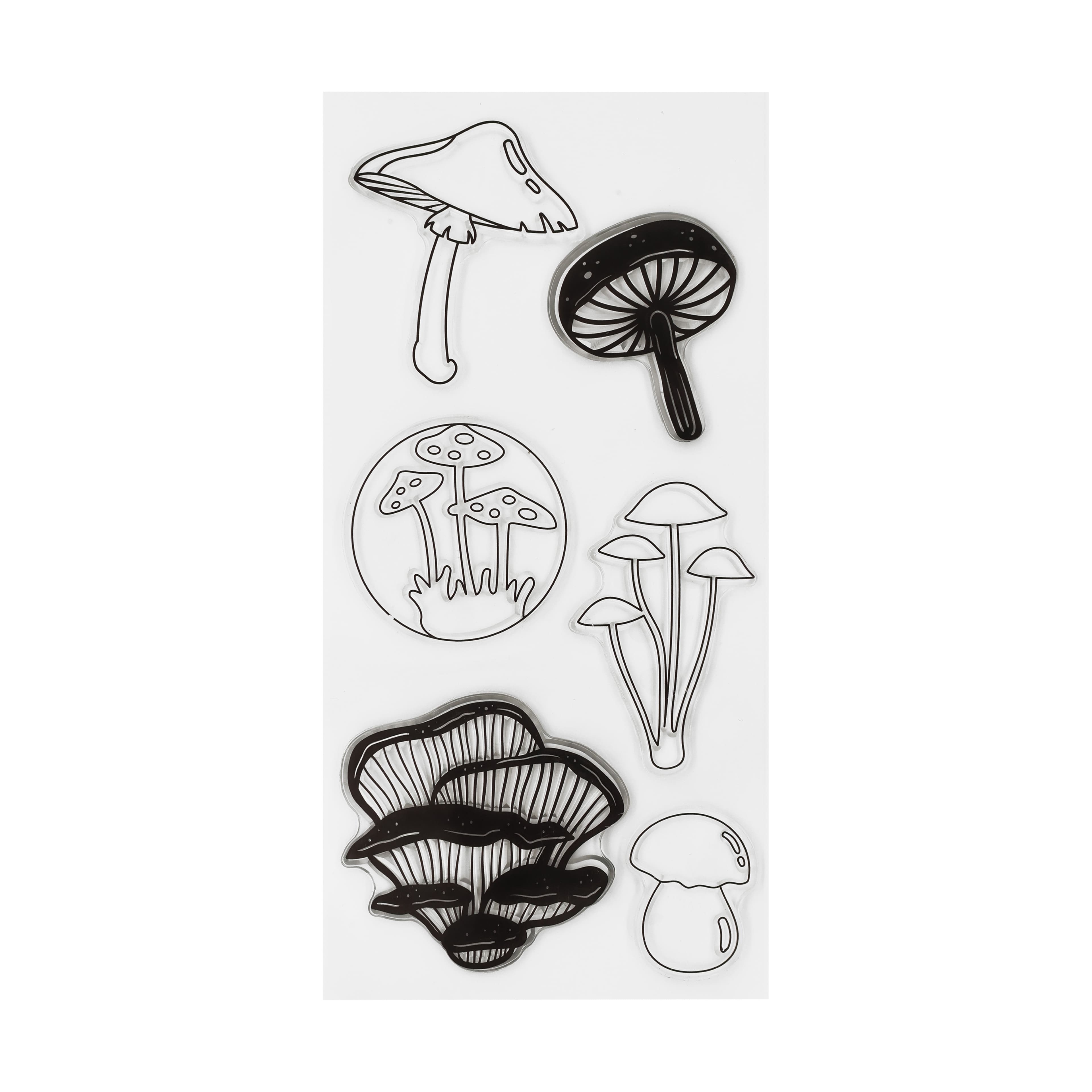 Mushroom Clear Stamps, 6ct. by Recollections&#x2122;