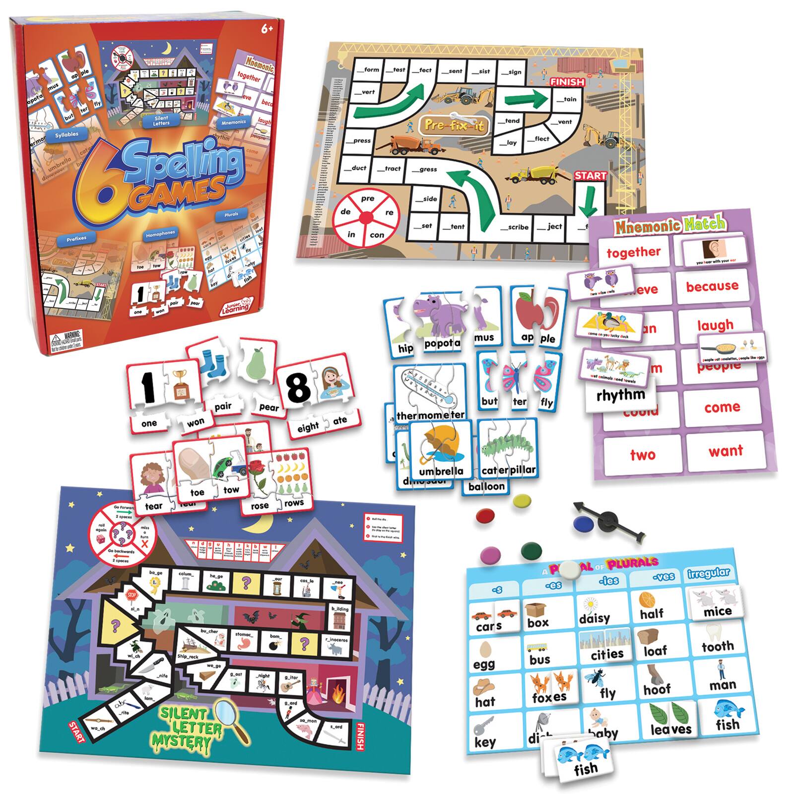 Junior Learning&#xAE; 6 Spelling Games