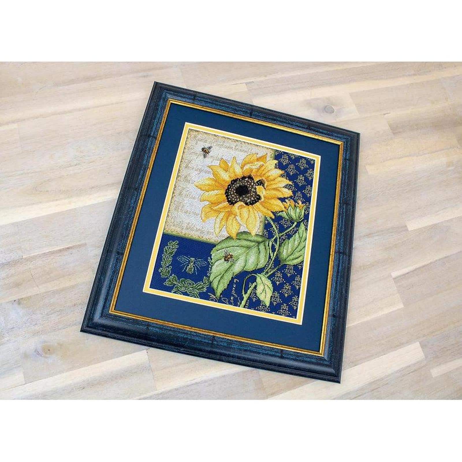 LetiStitch Sunflower Melody Counted Cross Stitch Kit