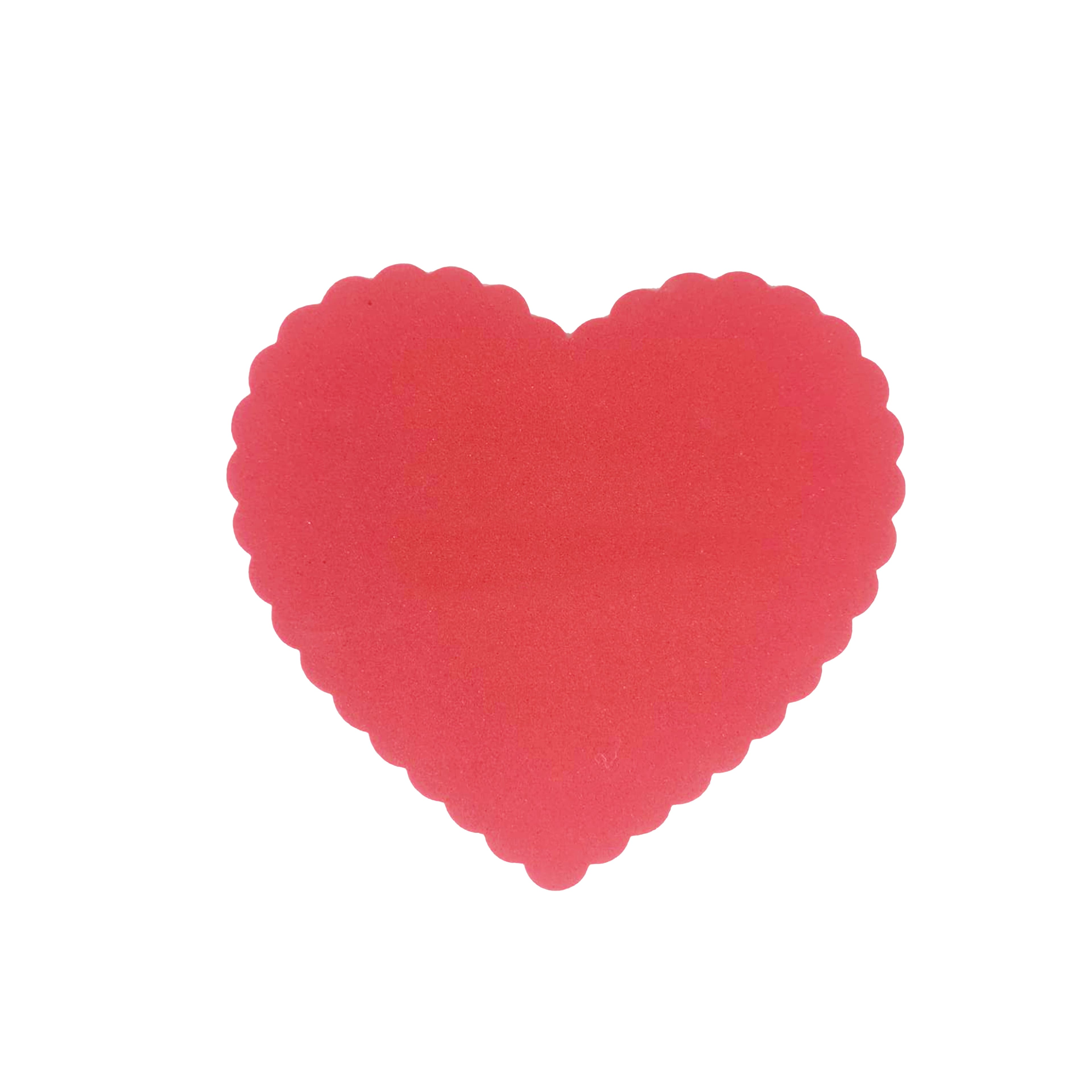 5.75" Red Scalloped Foam Hearts by Creatology™