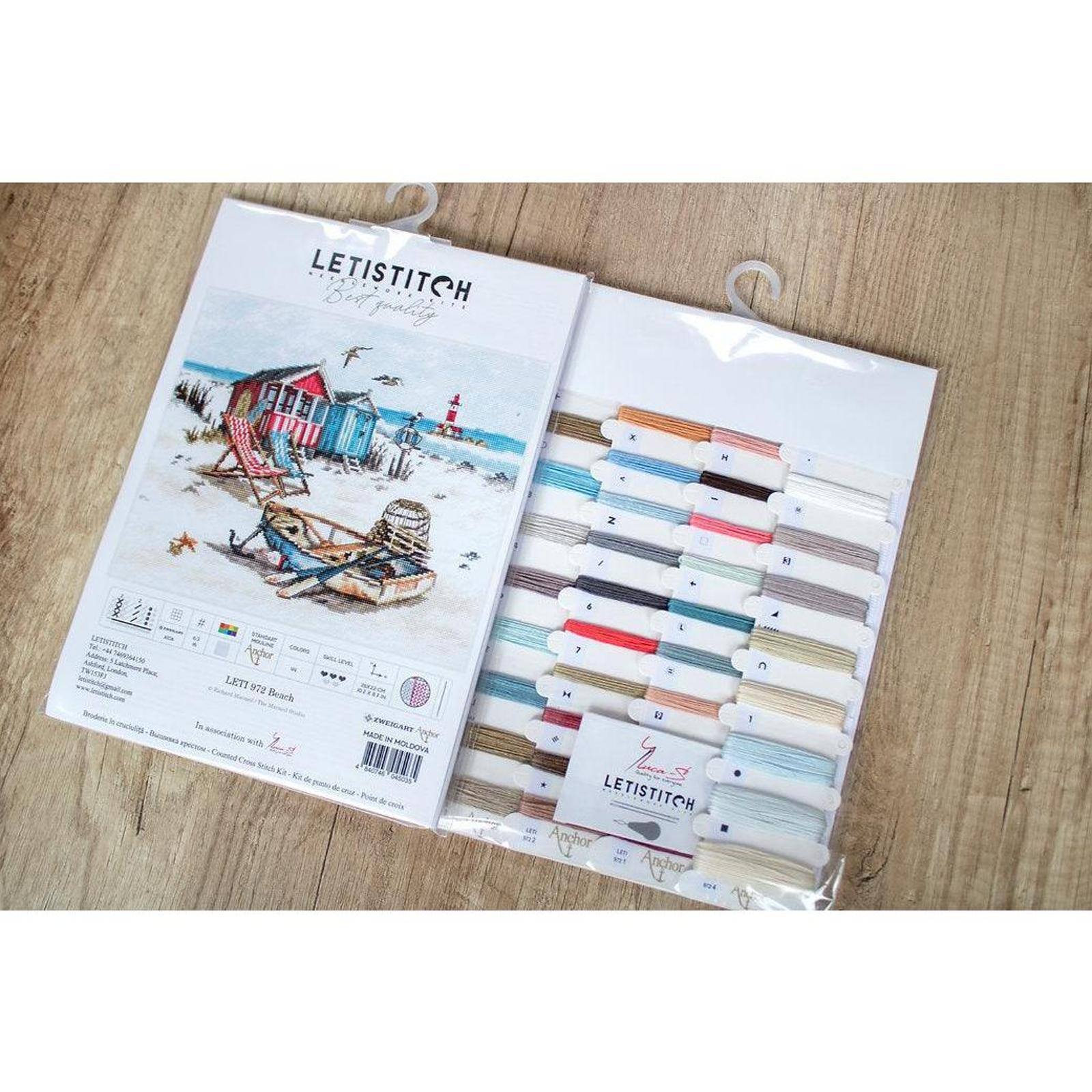 Letistitch Beach Counted Cross Stitch Kit