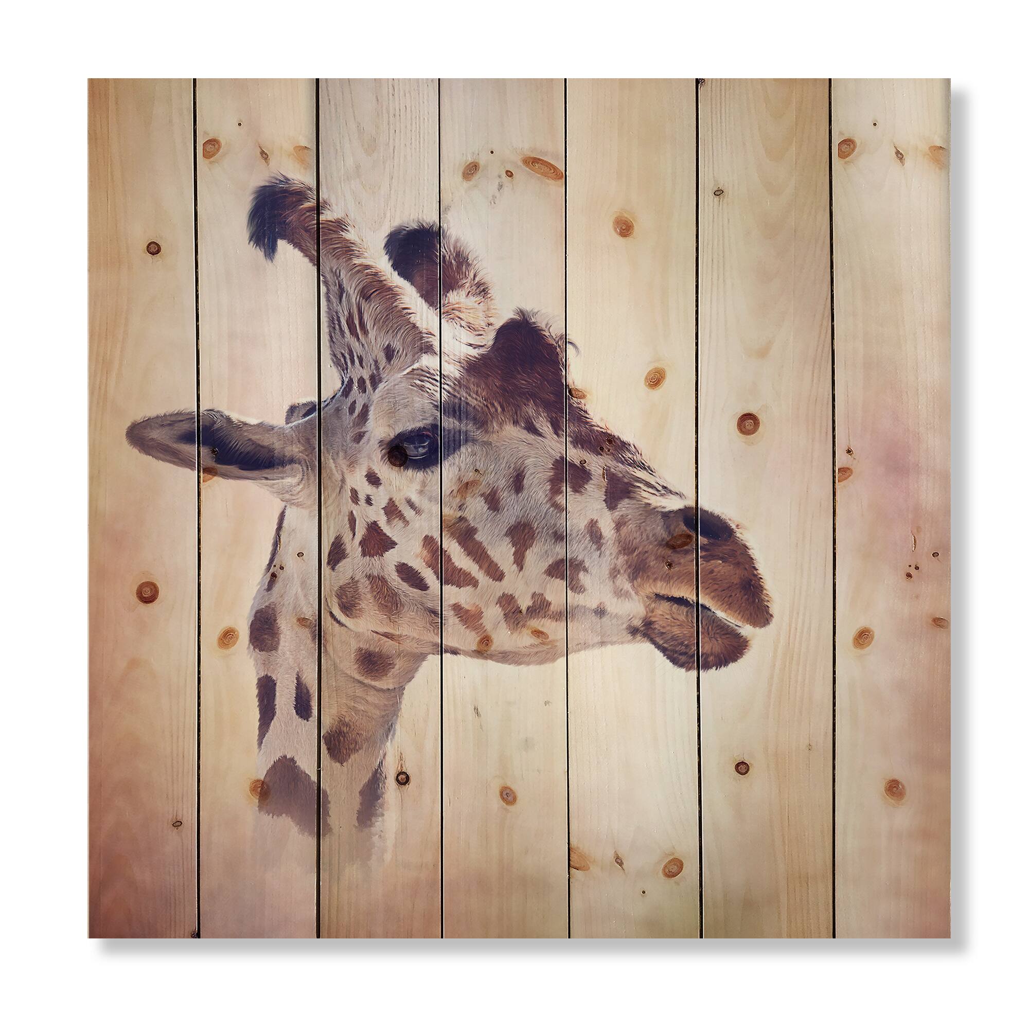 Designart - Portrait of A Giraffe III