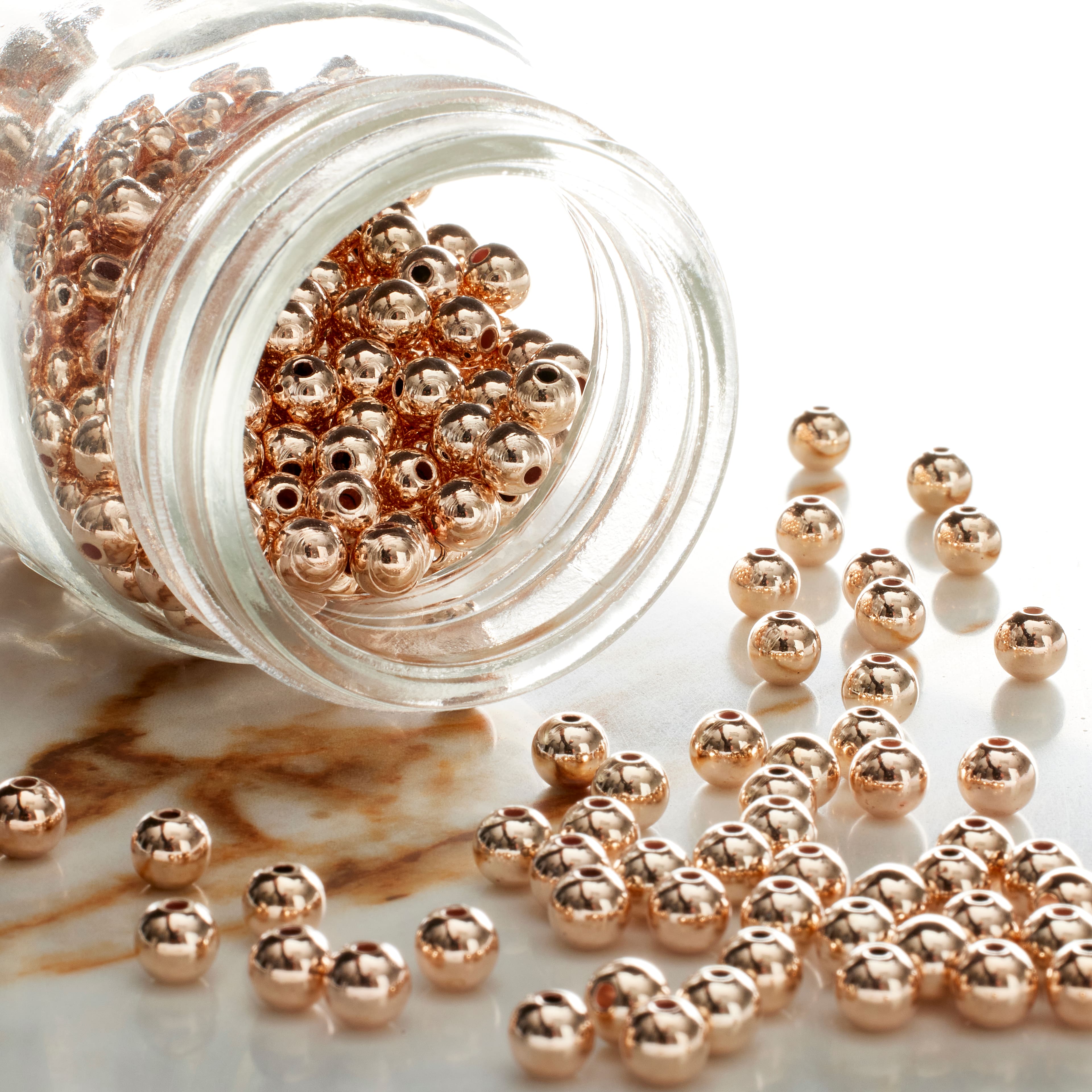 Metallic CCB Round Craft Beads by Bead Landing™