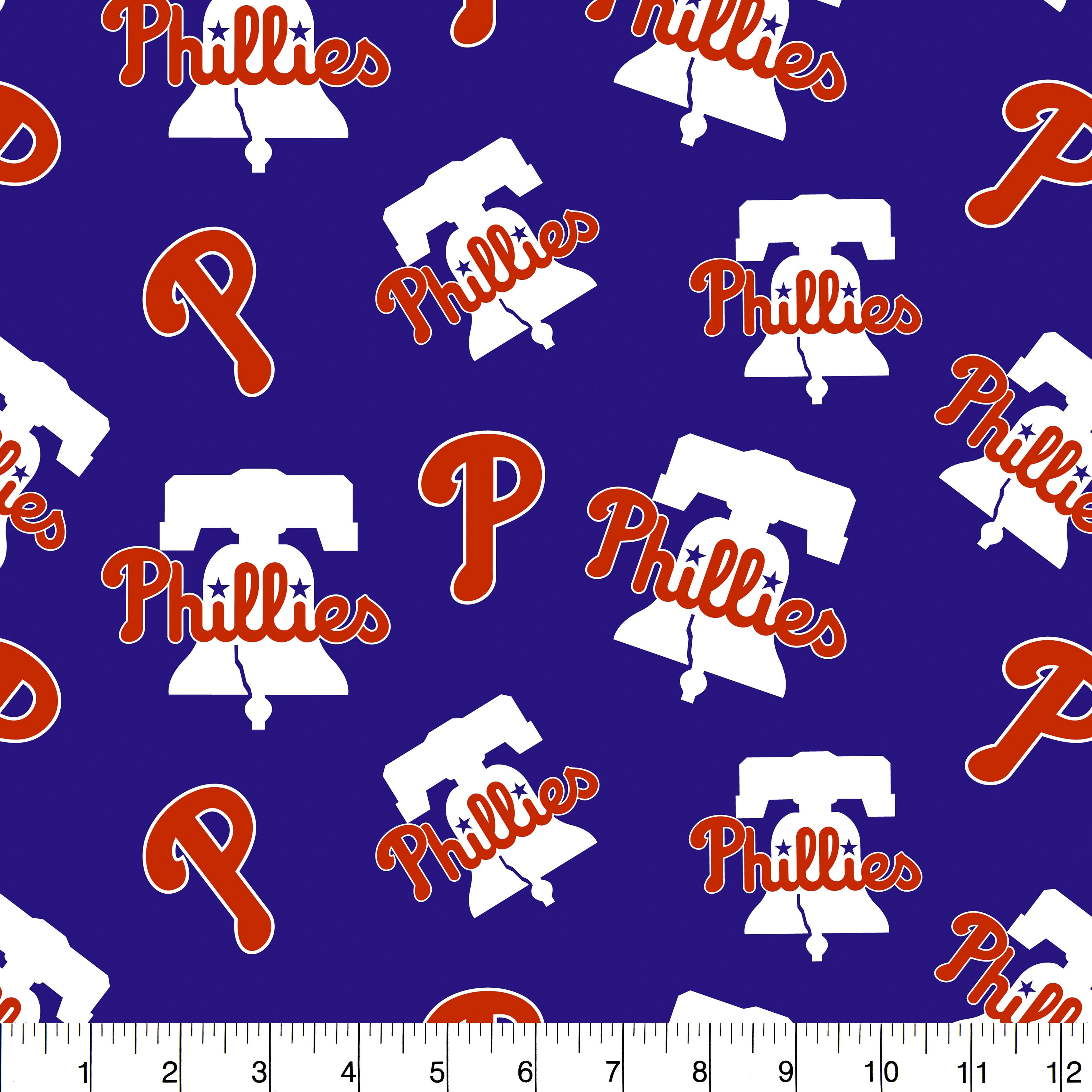 MLB Philadelphia Phillies Cotton Fabric