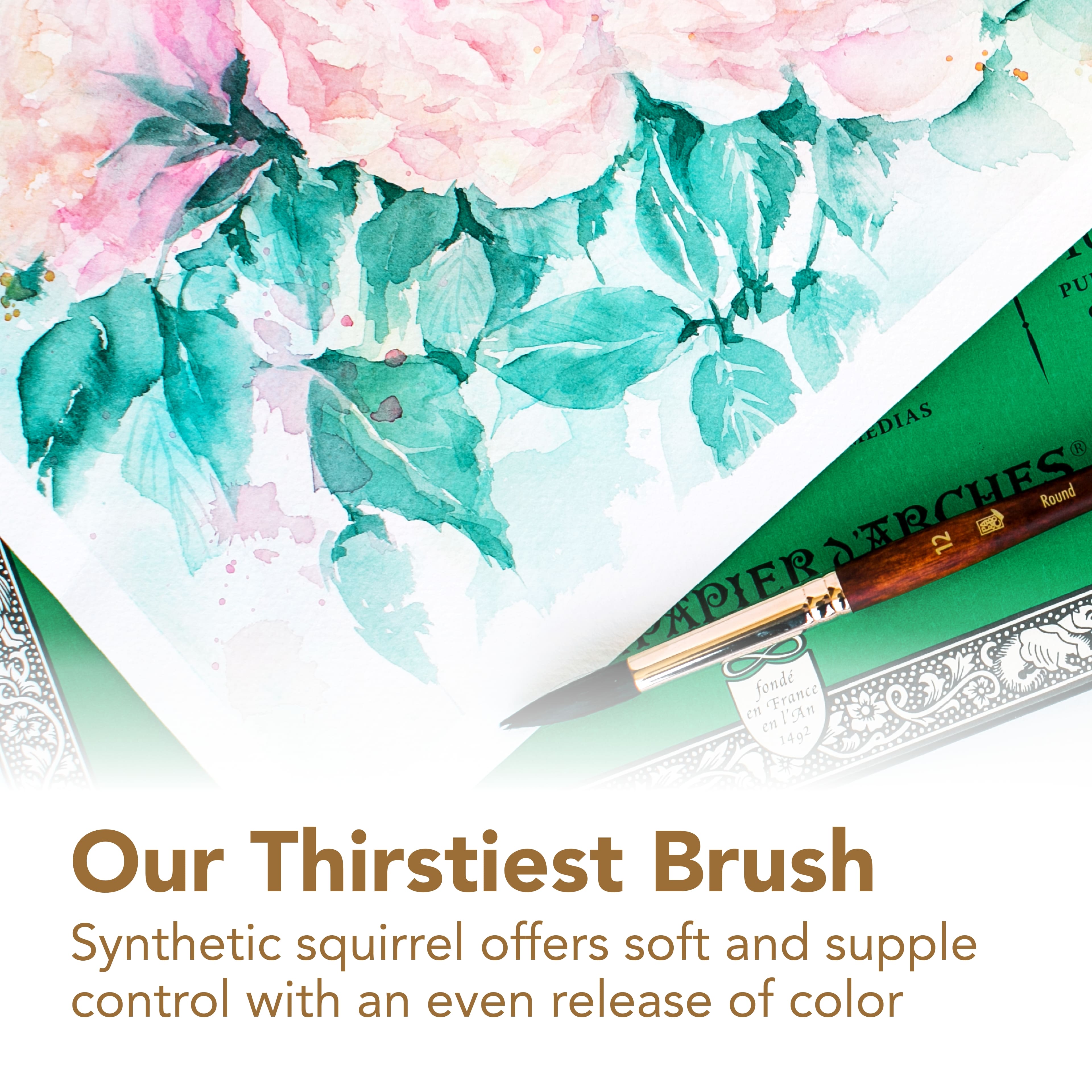 Princeton&#x2122; Neptune&#x2122; Synthetic Hair Watercolor Round Brush
