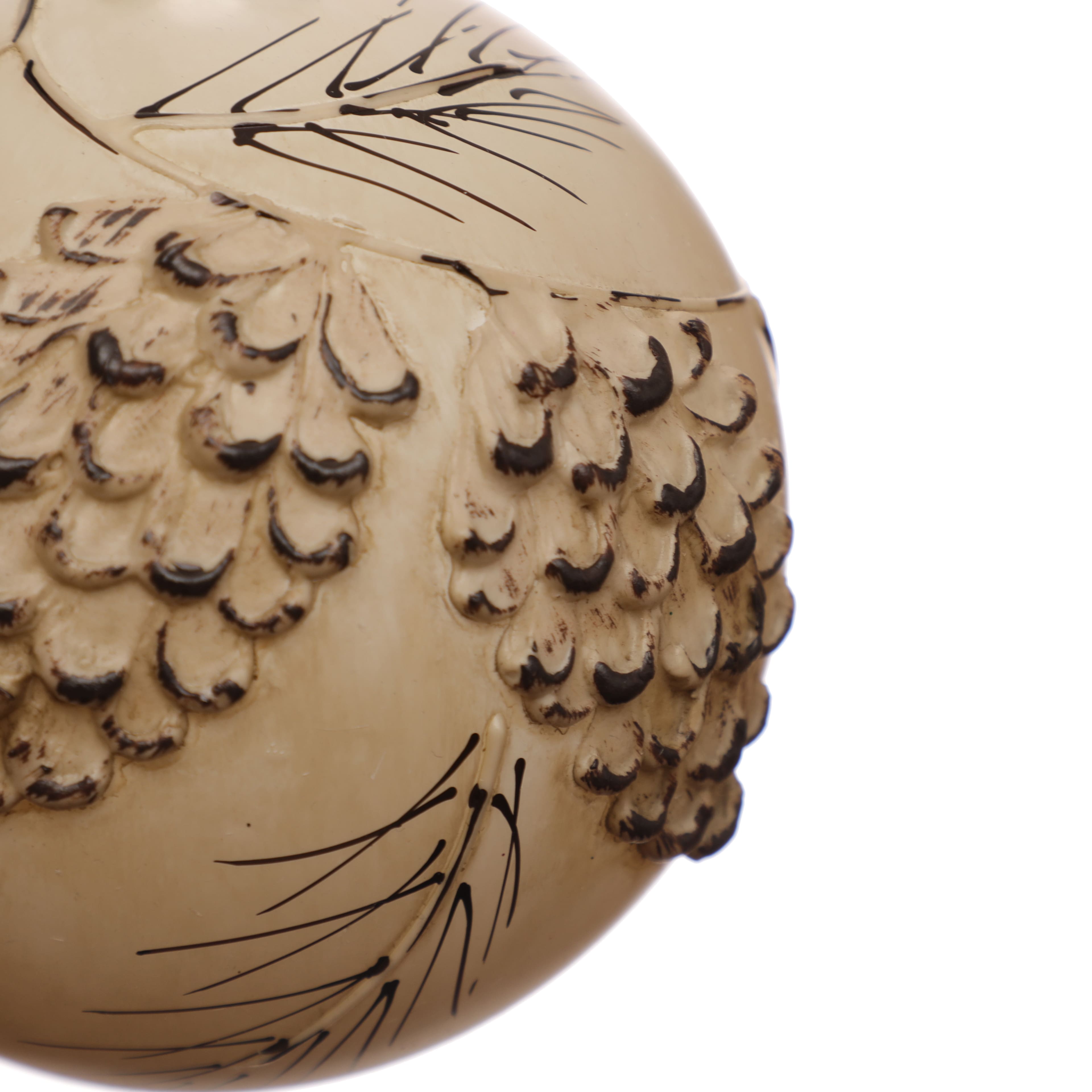 4.75&#x22; Brown Pinecone Glass Ball Ornament by Ashland&#xAE;