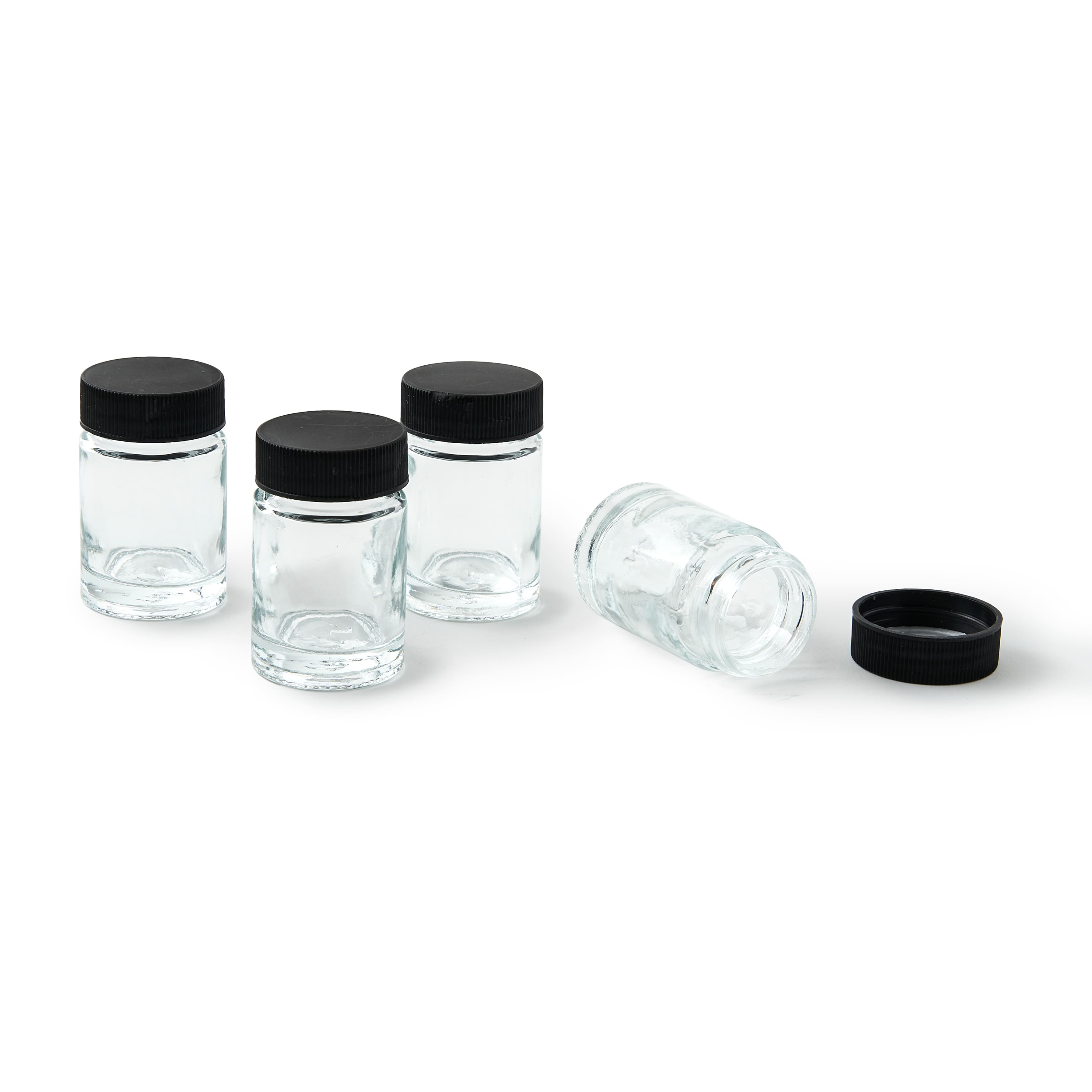 12 Packs: 4 ct. (48 total) 3/4oz. Glass Jars by Artist's Loft™