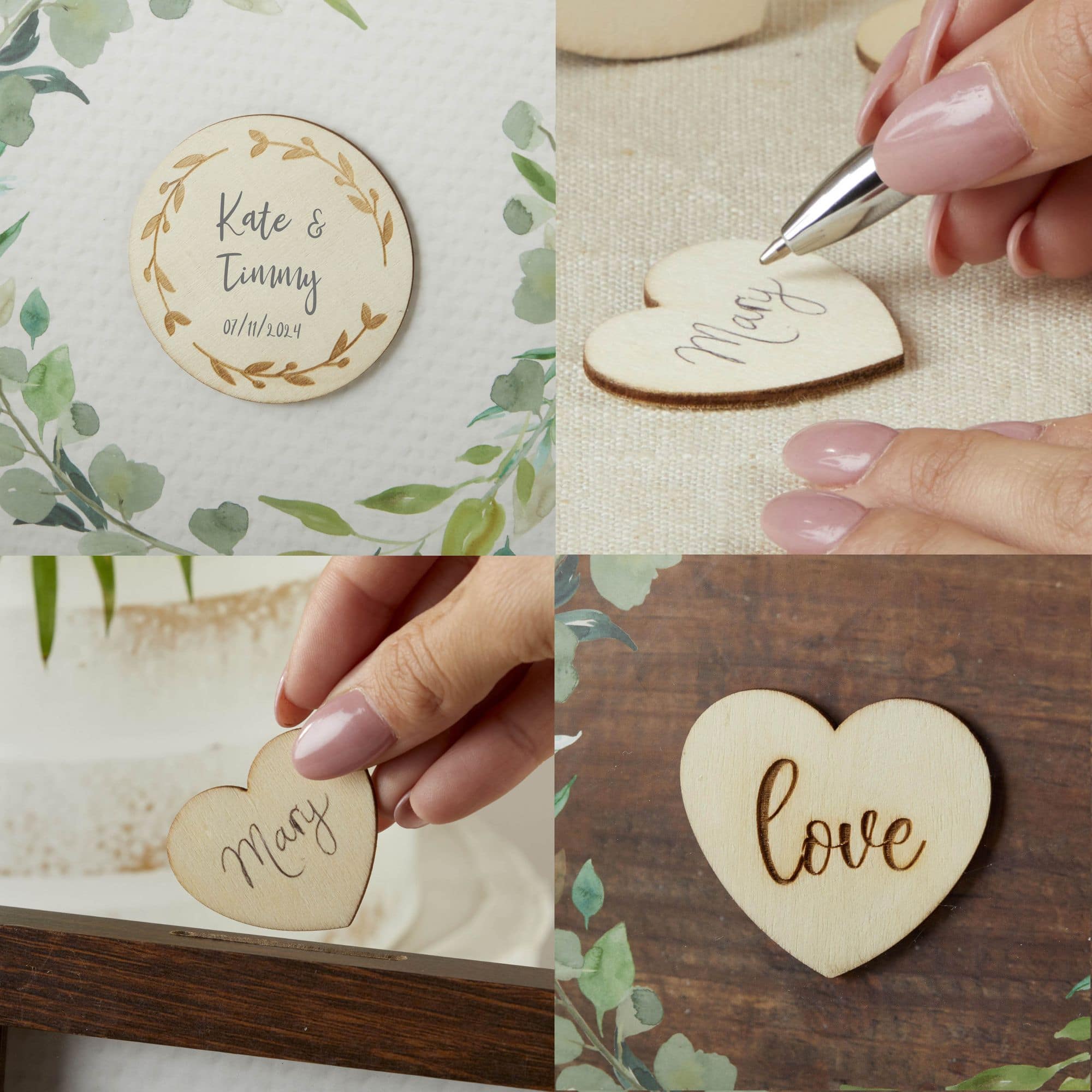 Kate Aspen Rustic Garden Wedding Guest Book Alternative