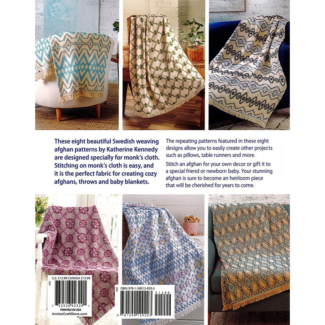 Annie's Inspiring Afghans For Swedish Weaving Book
