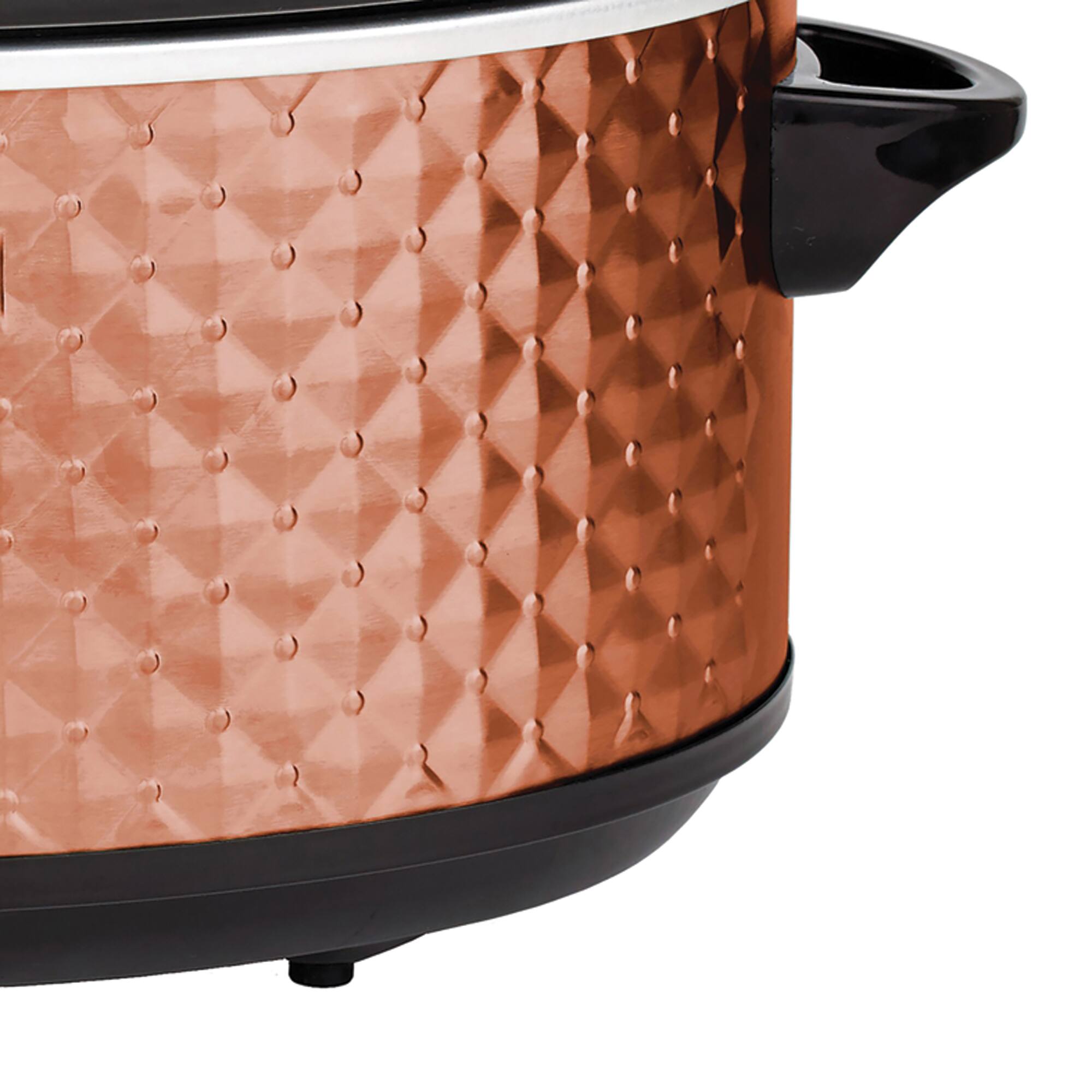 Brentwood Copper 7qt. Quilted-Pattern Slow Cooker