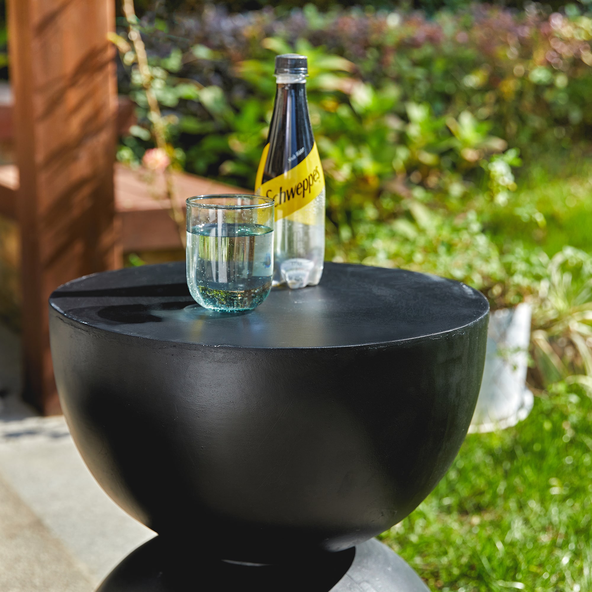 Glitzhome® 18" Multi-Functional Terrazzo Garden Stool